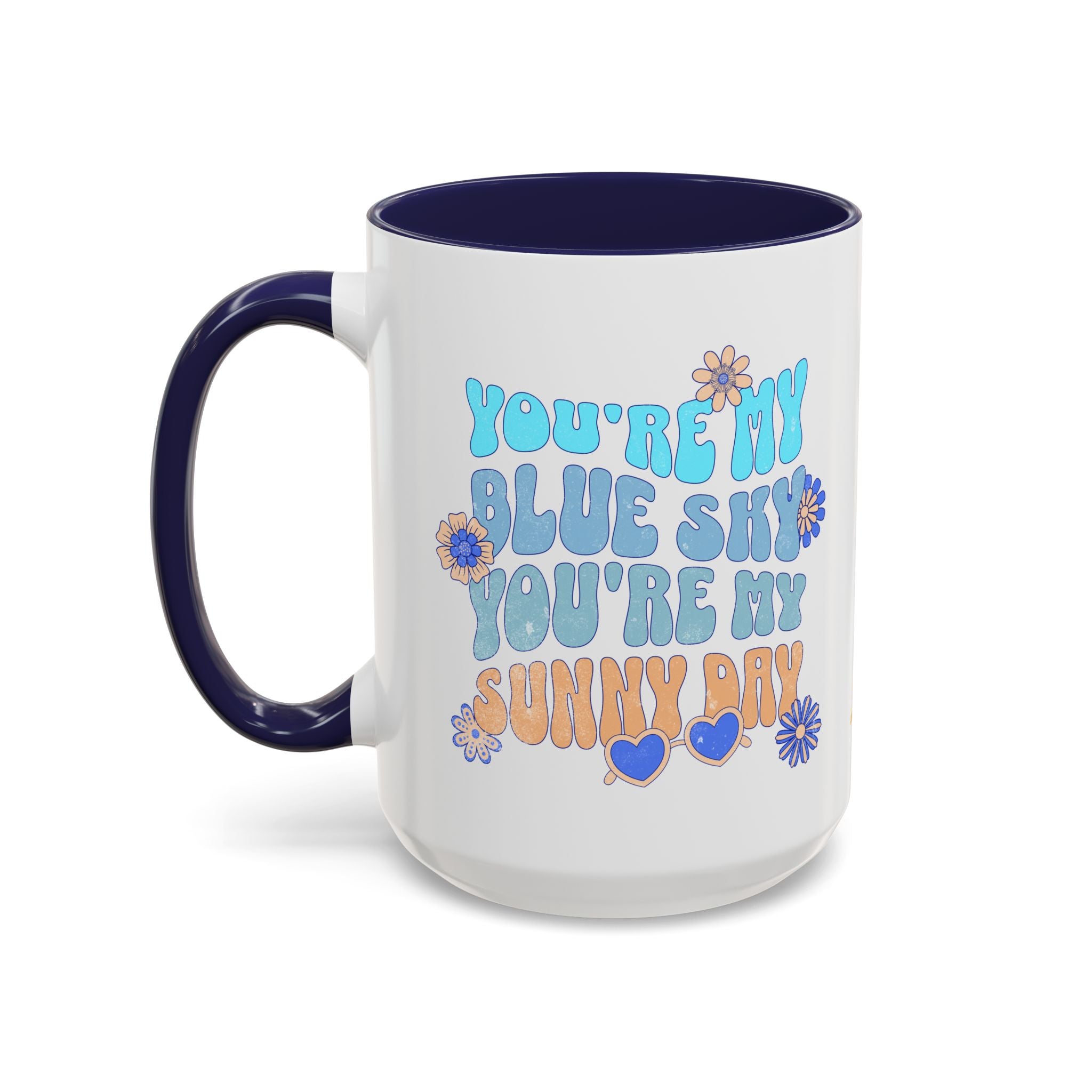 Blue Sky, Sunny Day 15oz Accent Mug