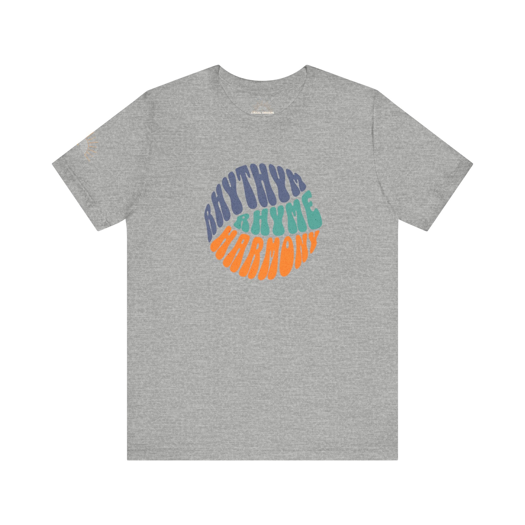 Rhythm, Rhyme & Harmony Retro Unisex Tee