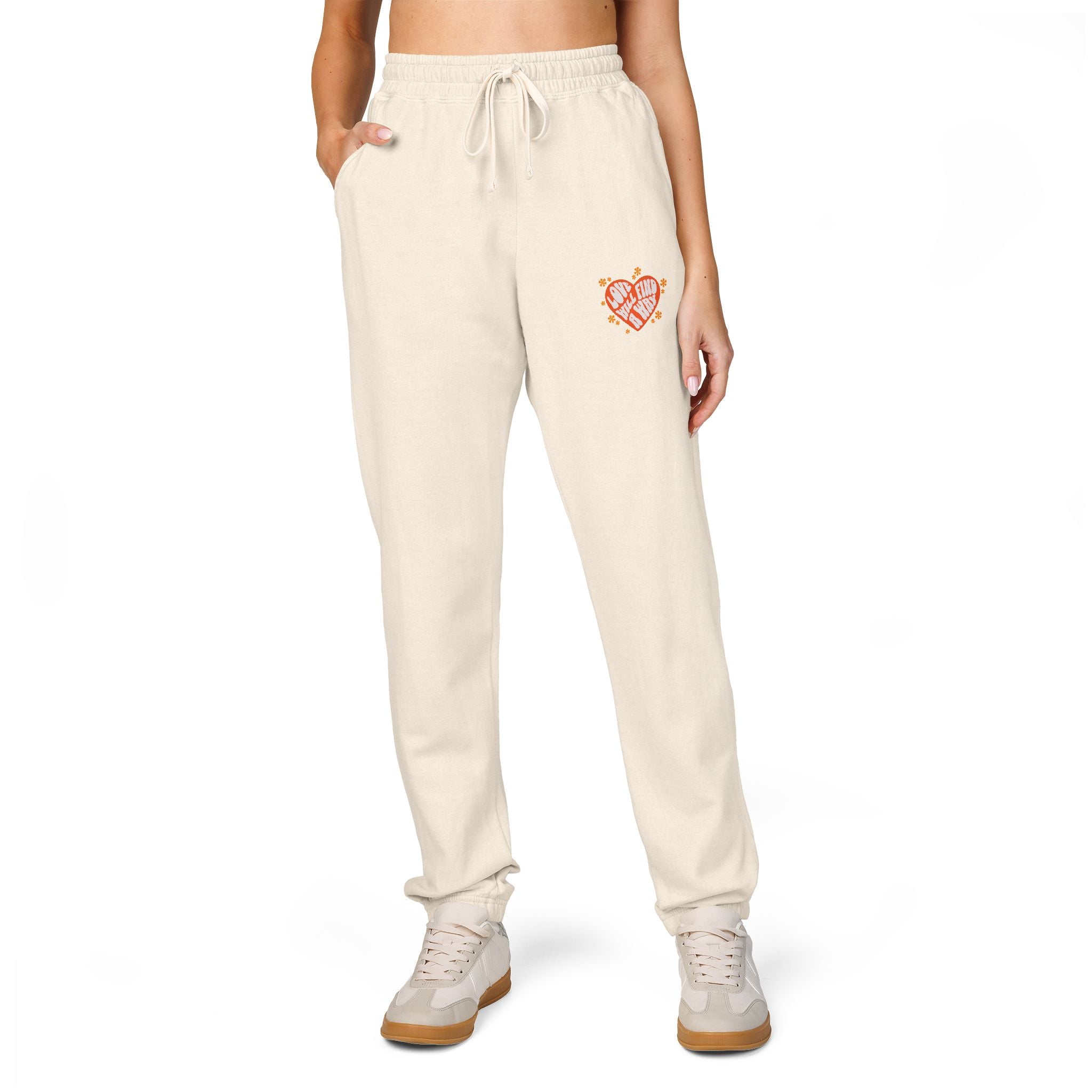 Love Will Find a Way Retro Sweatpants
