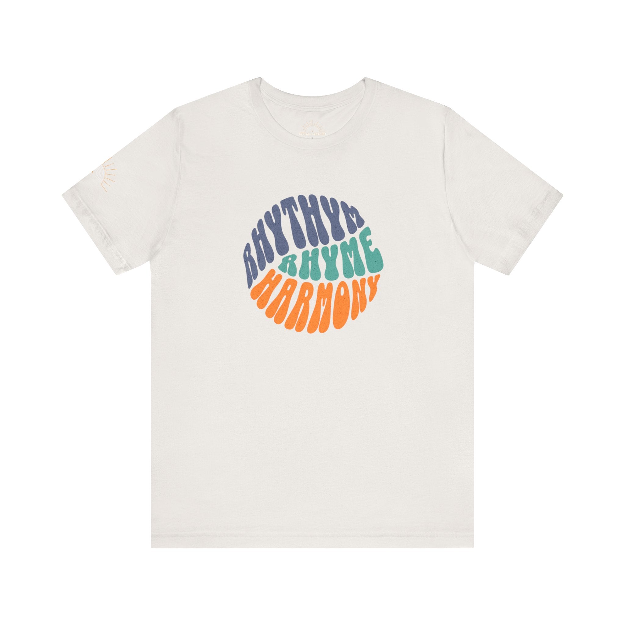 Rhythm, Rhyme & Harmony Retro Unisex Tee