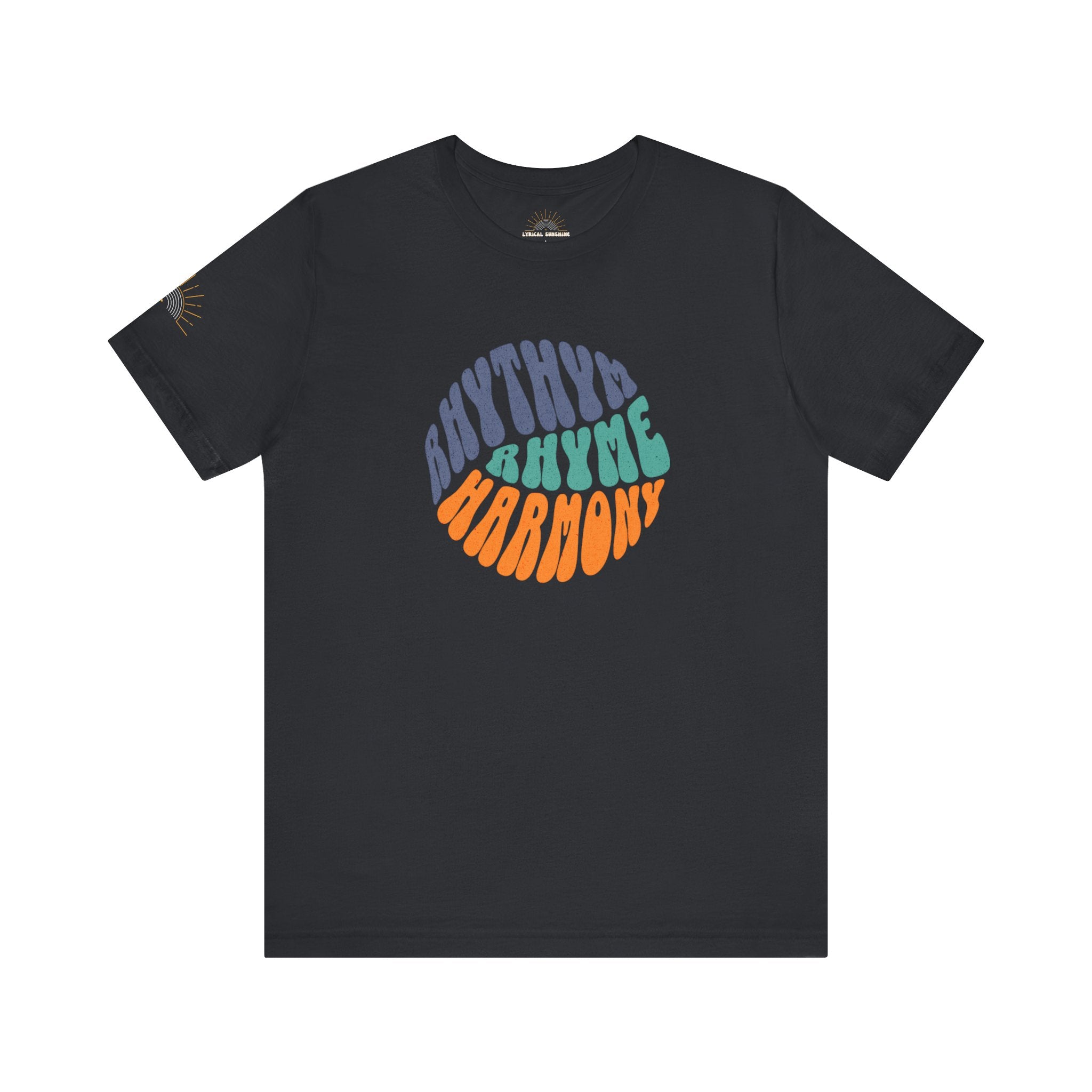 Rhythm, Rhyme & Harmony Retro Unisex Tee