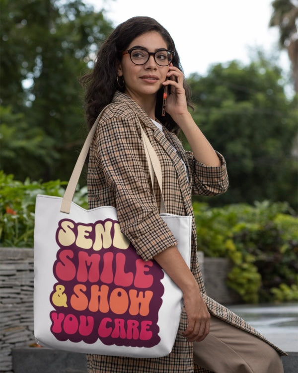 Send a Smile Tote Bag