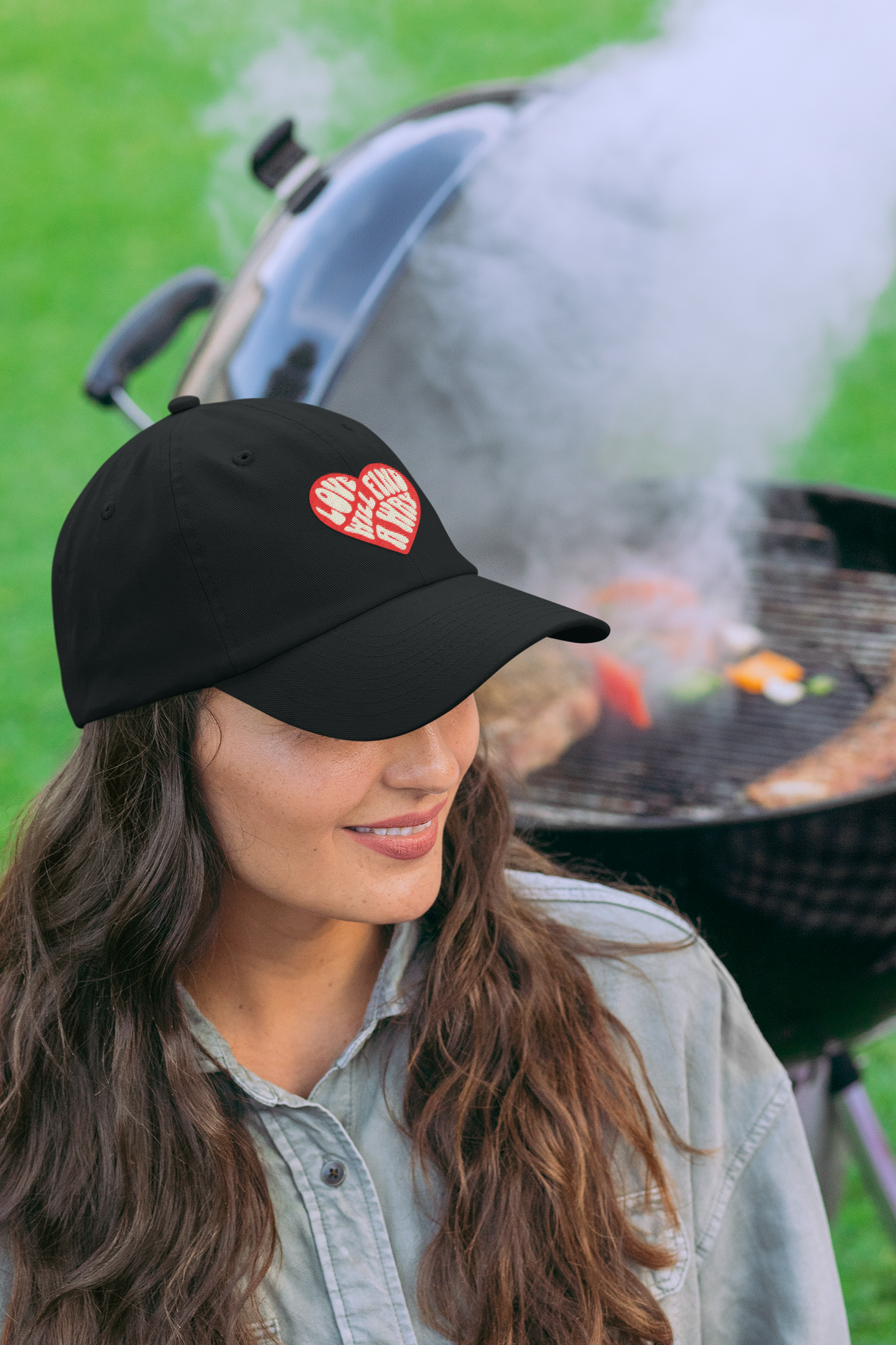 Love Will Find a Way Retro Dad Cap