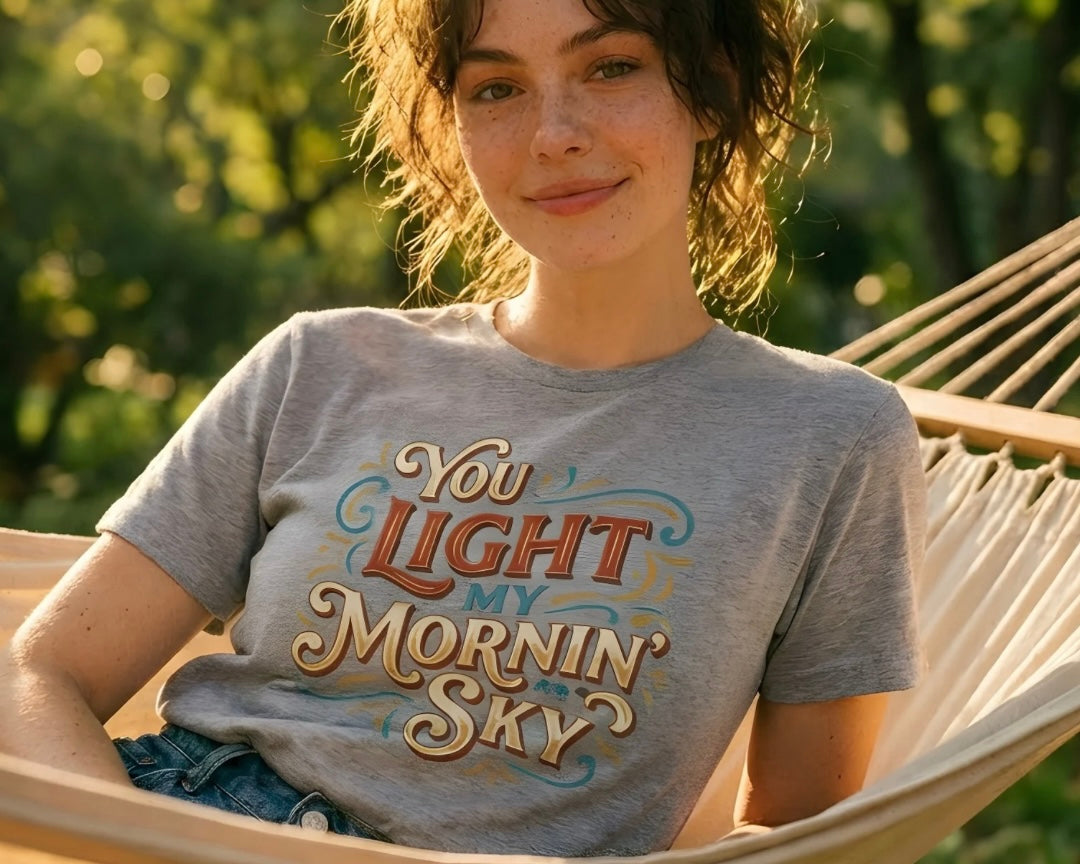 You Light My Mornin' Sky | Unique Apparel & Accessories Collection