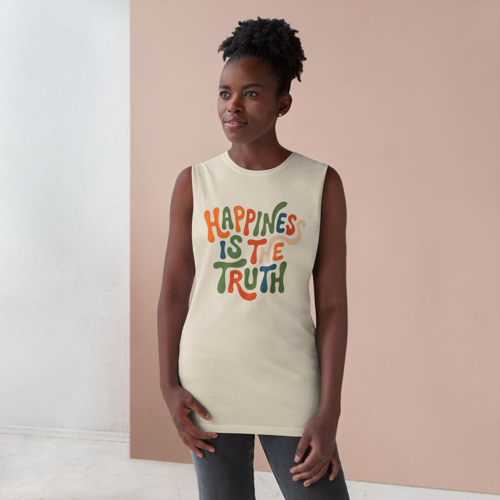 Happiness Is The Truth Graphic Tank Top