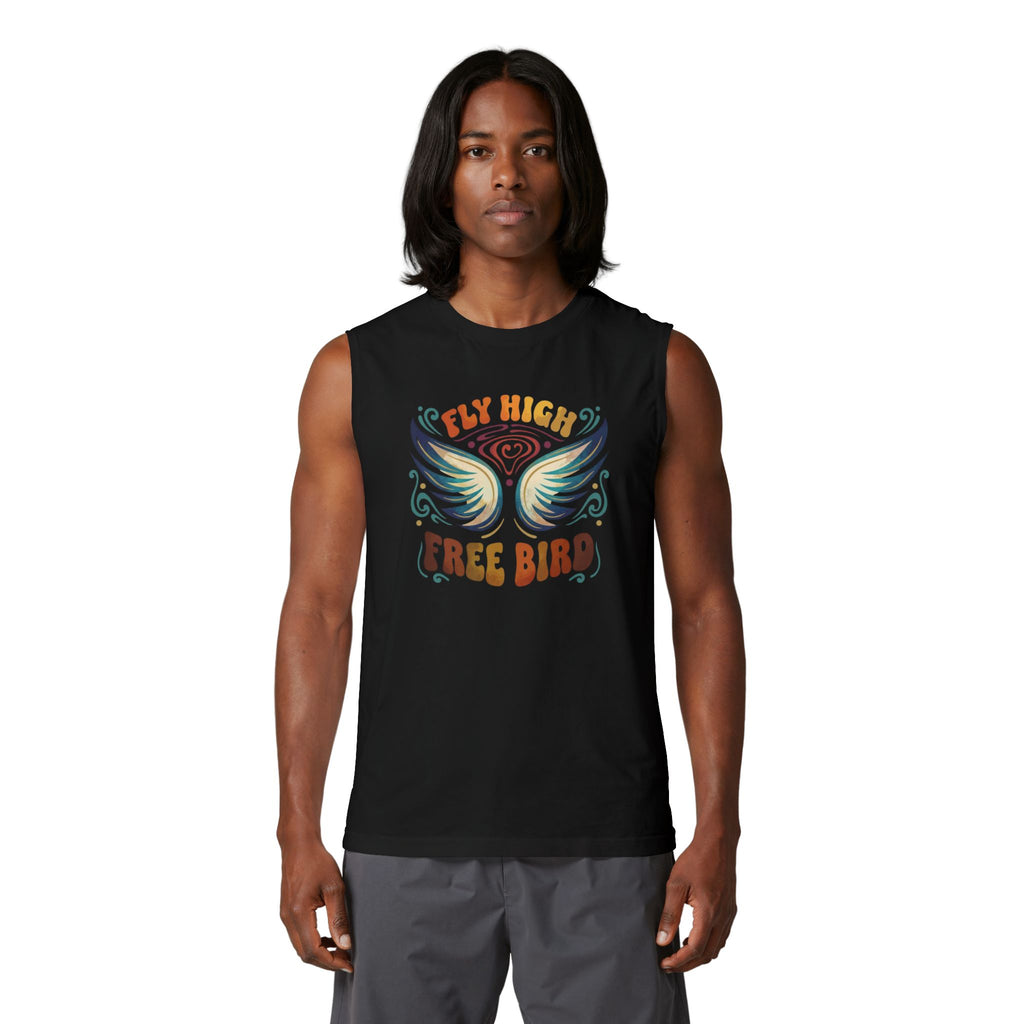 Fly High Free Bird Muscle Tank