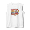 Rhythm Rhyme & Harmony Muscle Tank — Retro Music Festival Tank Top