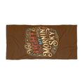 You Light My Mornin' Sky Beach Towel