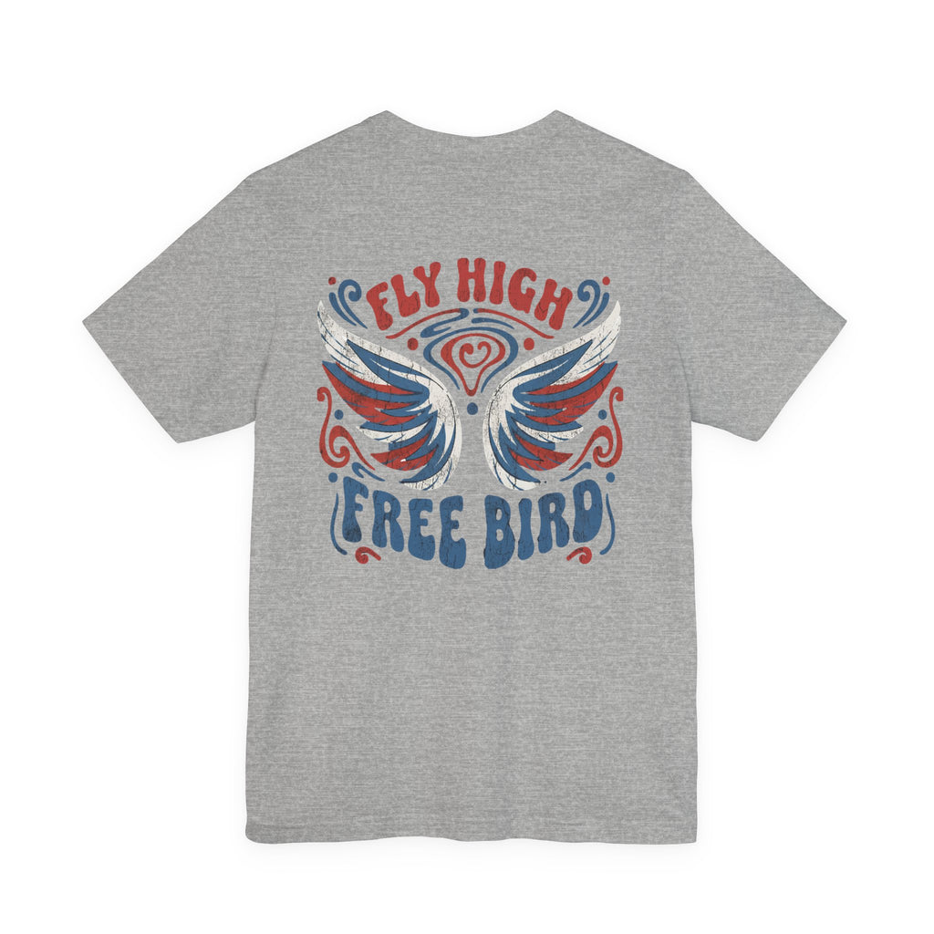 LIMITED EDITION USA 250 Fly High Free Bird Retro Unisex Graphic Tee