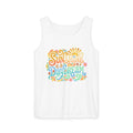 Sunshine Daydream Tank Top — Retro Floral Summer Graphic Tank