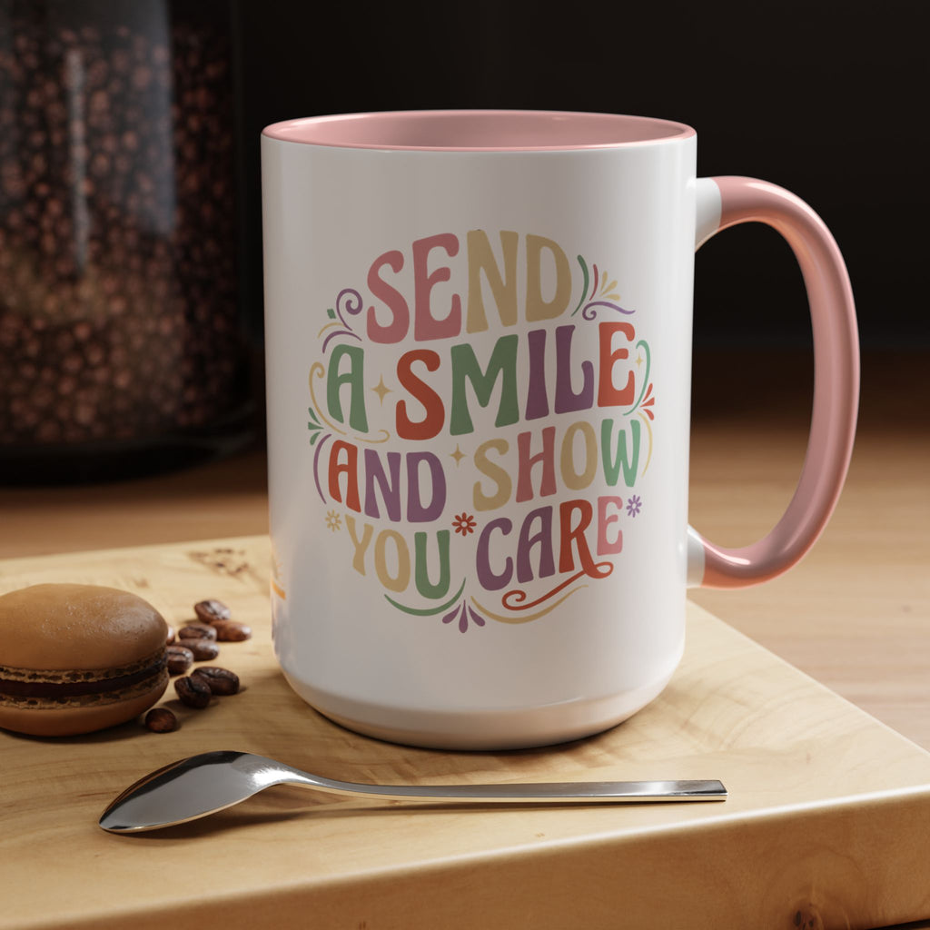 Send a Smile 15oz Accent Mug