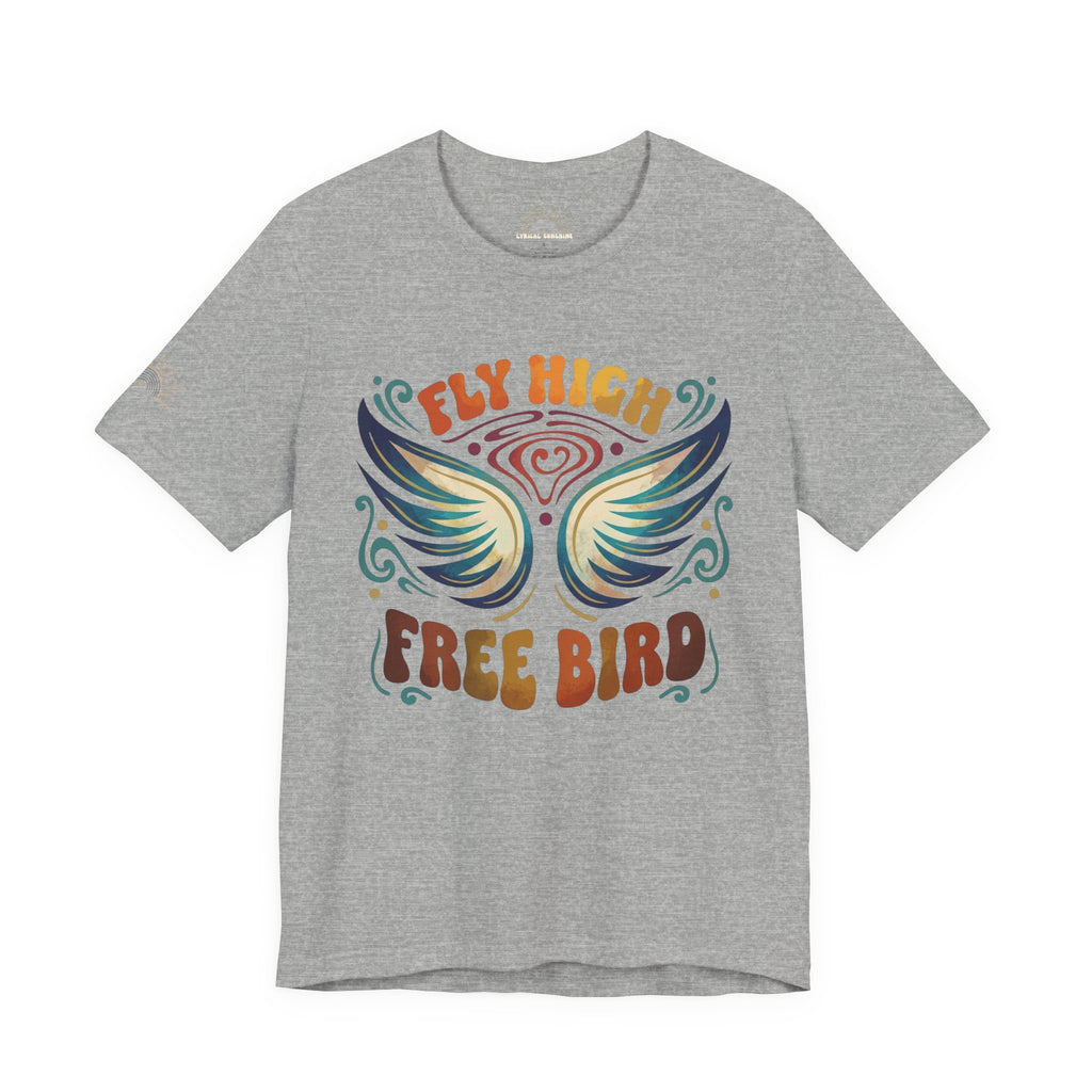 Fly High Free Bird Vintage Graphic T-Shirt