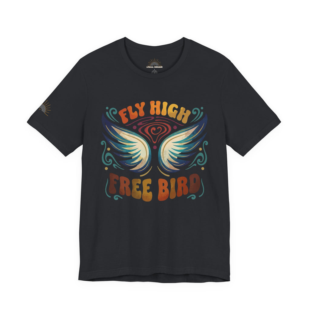 Fly High Free Bird Vintage Graphic T-Shirt