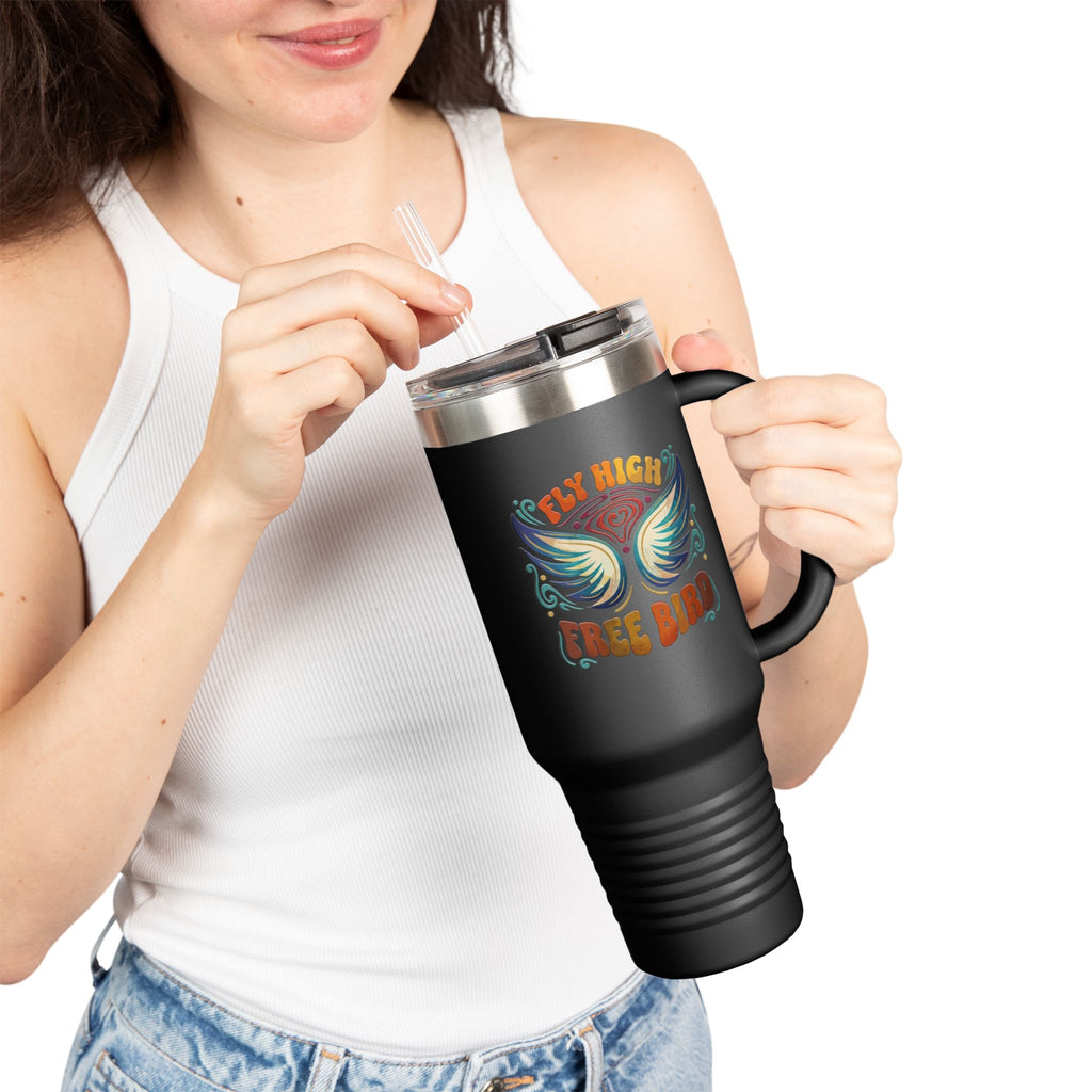 Fly High Free Bird 40oz Insulated Travel Mug