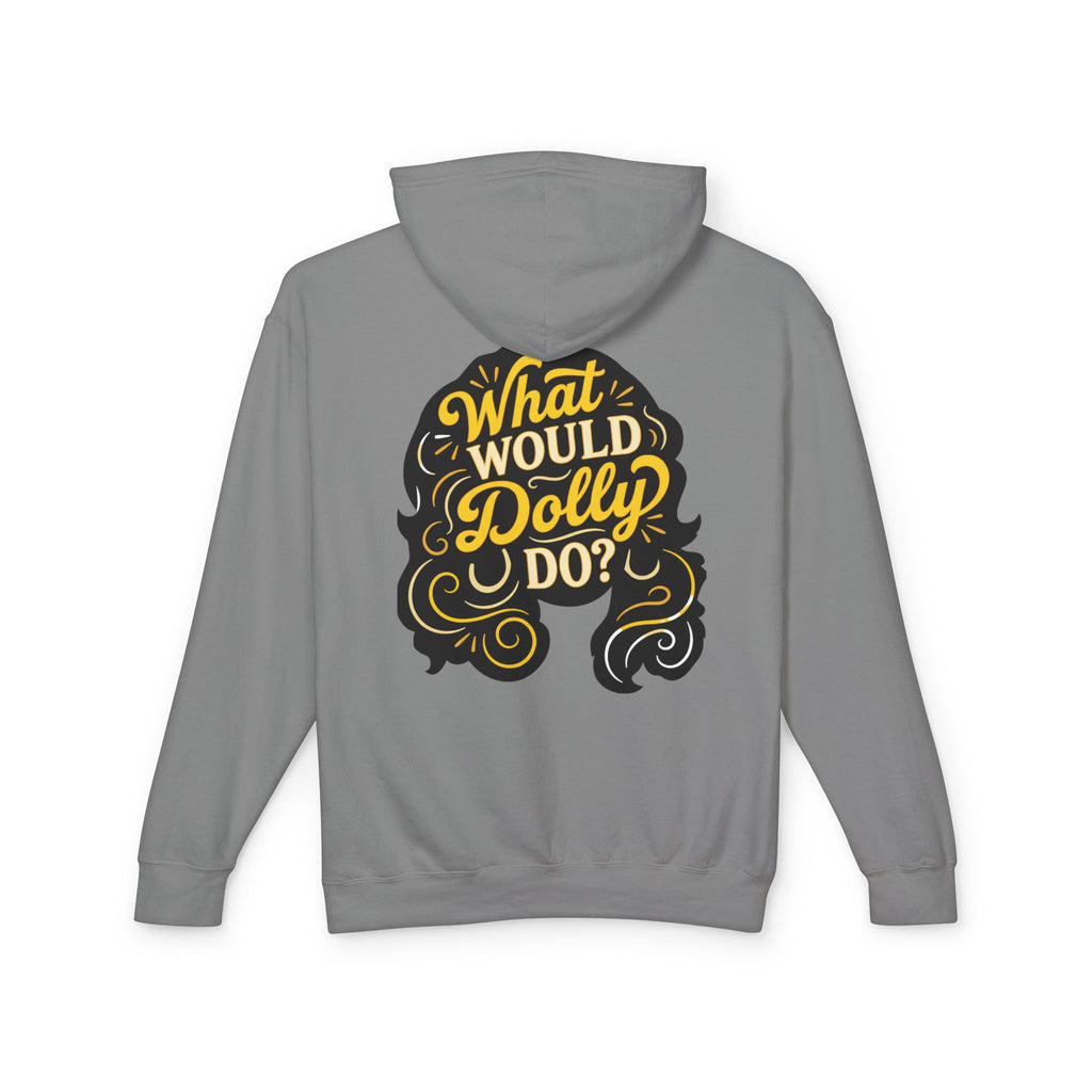 What Would Dolly Do Retro Lightweight Hooded Sweatshirt