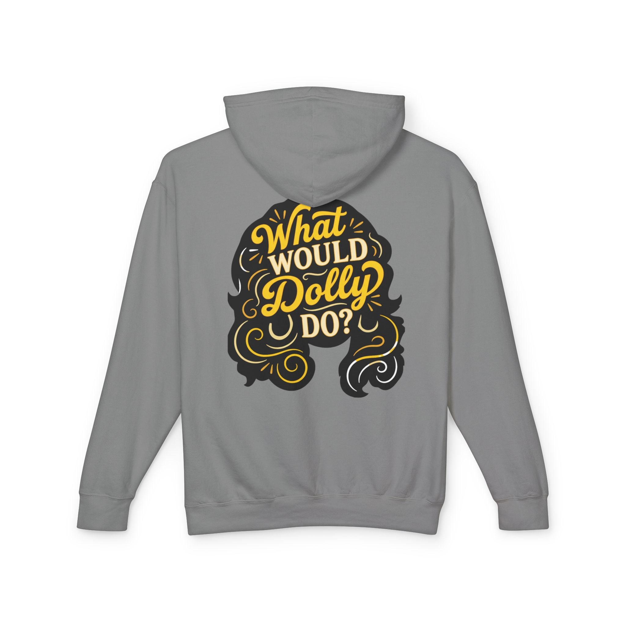 What Would Dolly Do Retro Lightweight Hooded Sweatshirt