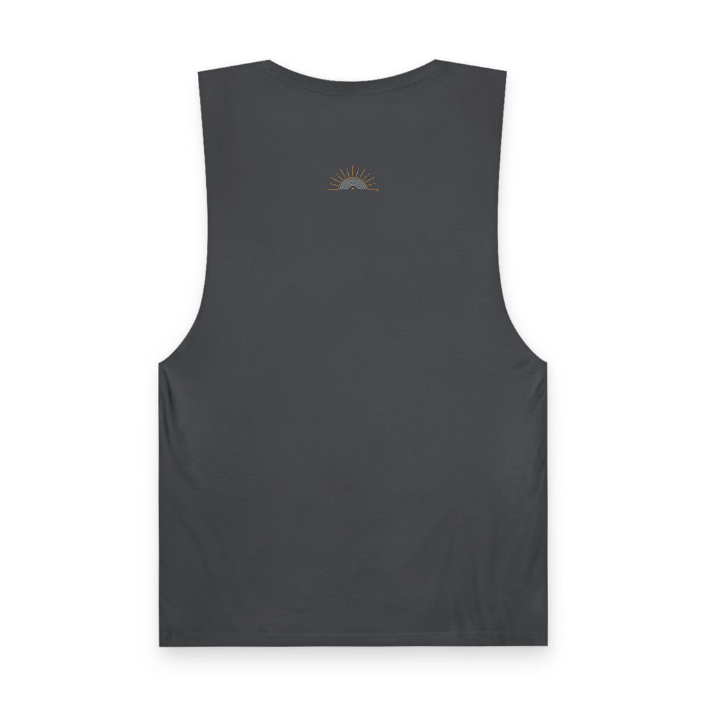 Beautiful and Stoned Tank Top — Retro Graphic Muscle Tank