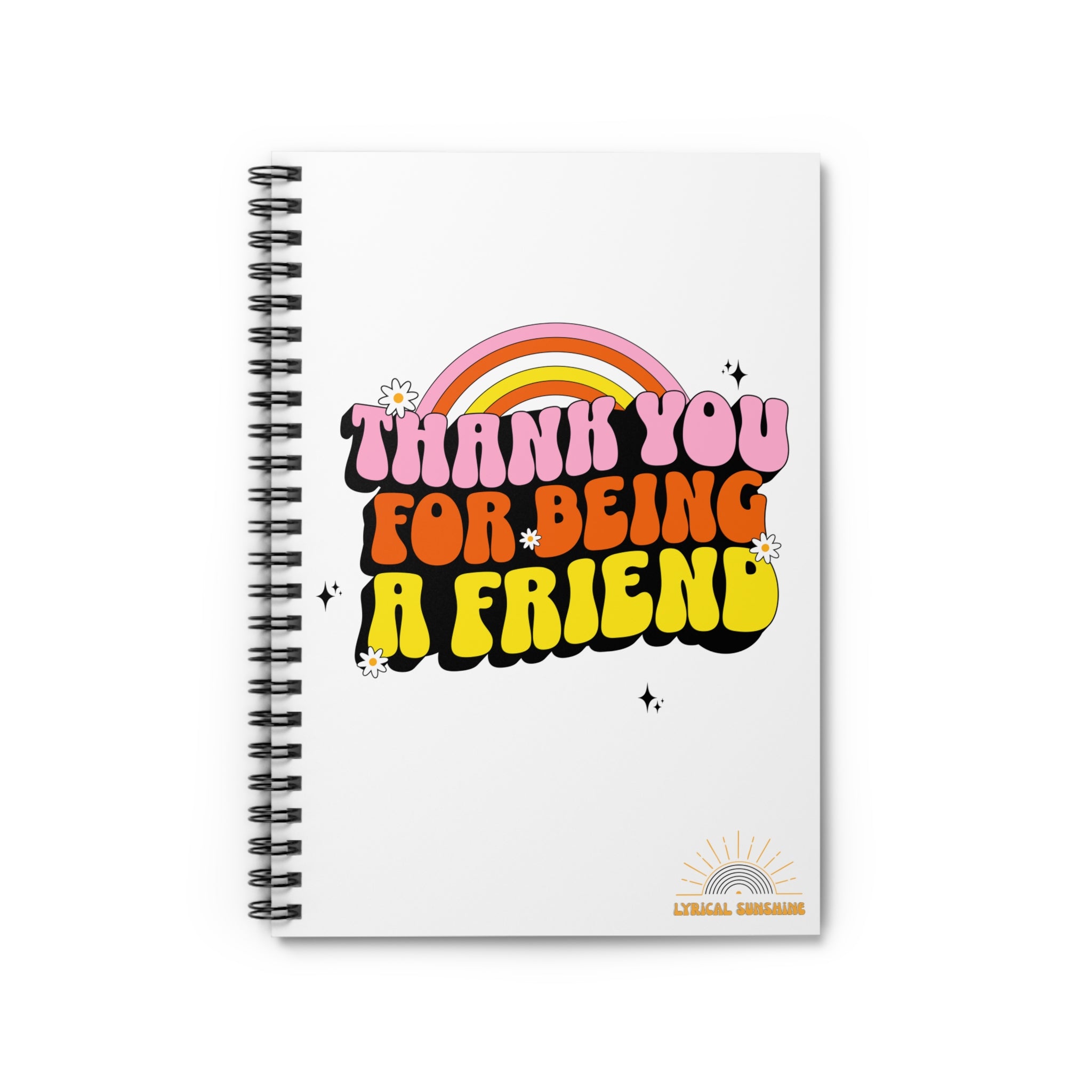 Thank You for Being a Friend Journal