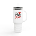 40oz Insulated Travel Mug — “I’m  Gonna Live Forever” Stainless Tumbler