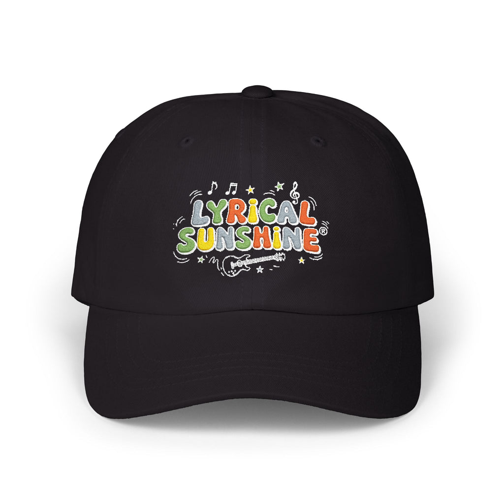 Lyrical Sunshine Dad Cap – Retro Music & Sunshine Embroidered Hat