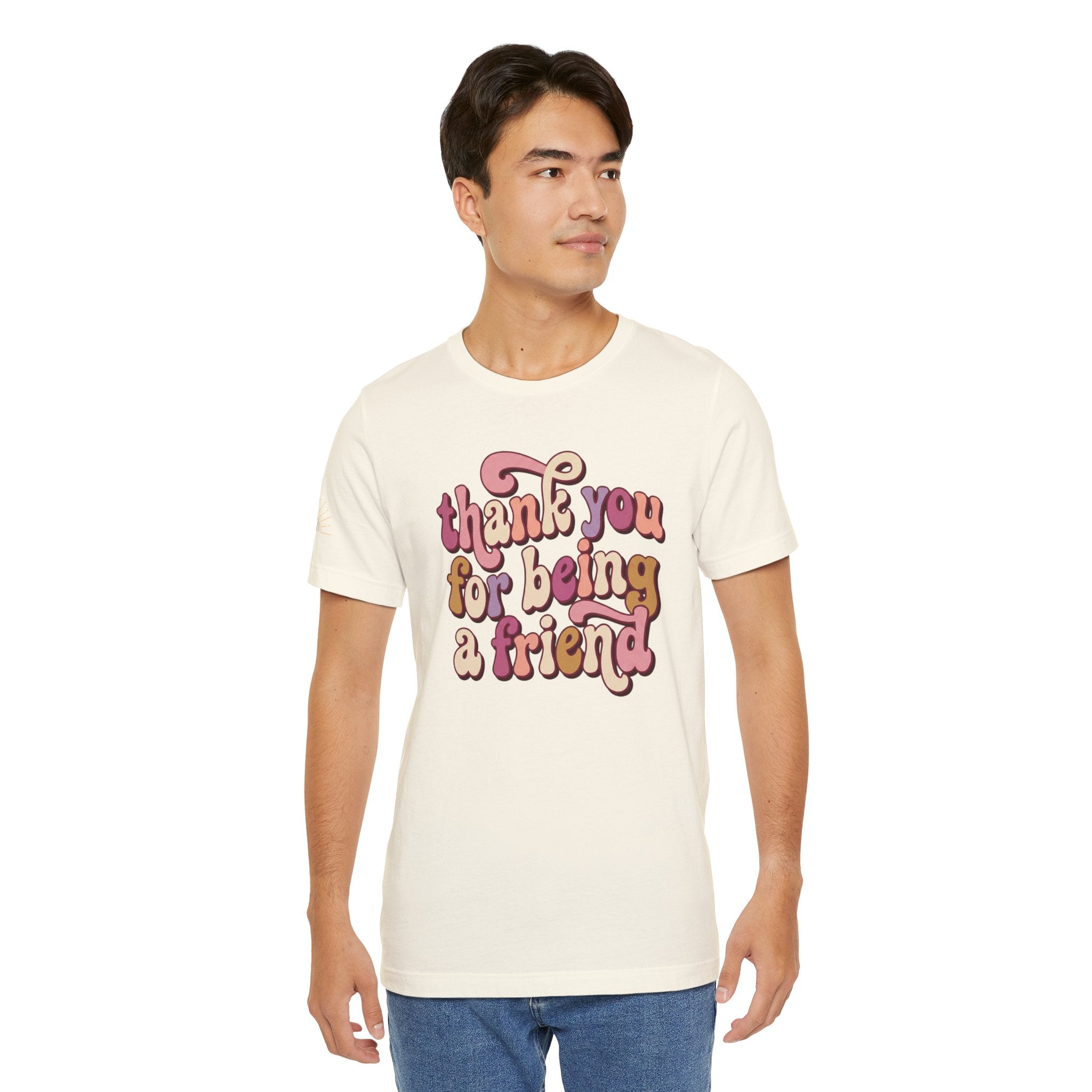 NEW! Thank You For Being A Friend T‑Shirt — Retro Friendship Graphic Tee