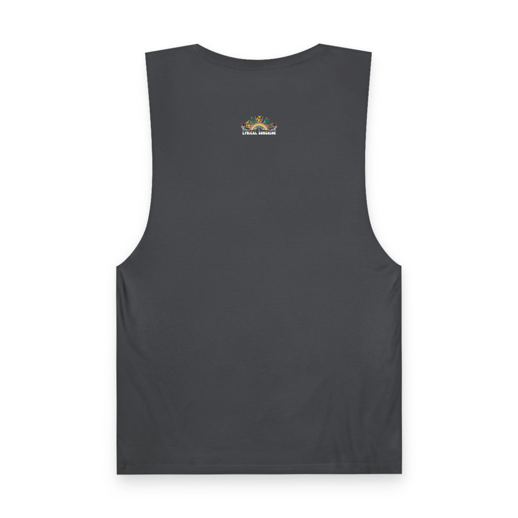 Barnard Tank — "Let There Be Songs to Fill the Air" Retro Floral Music Tank Top