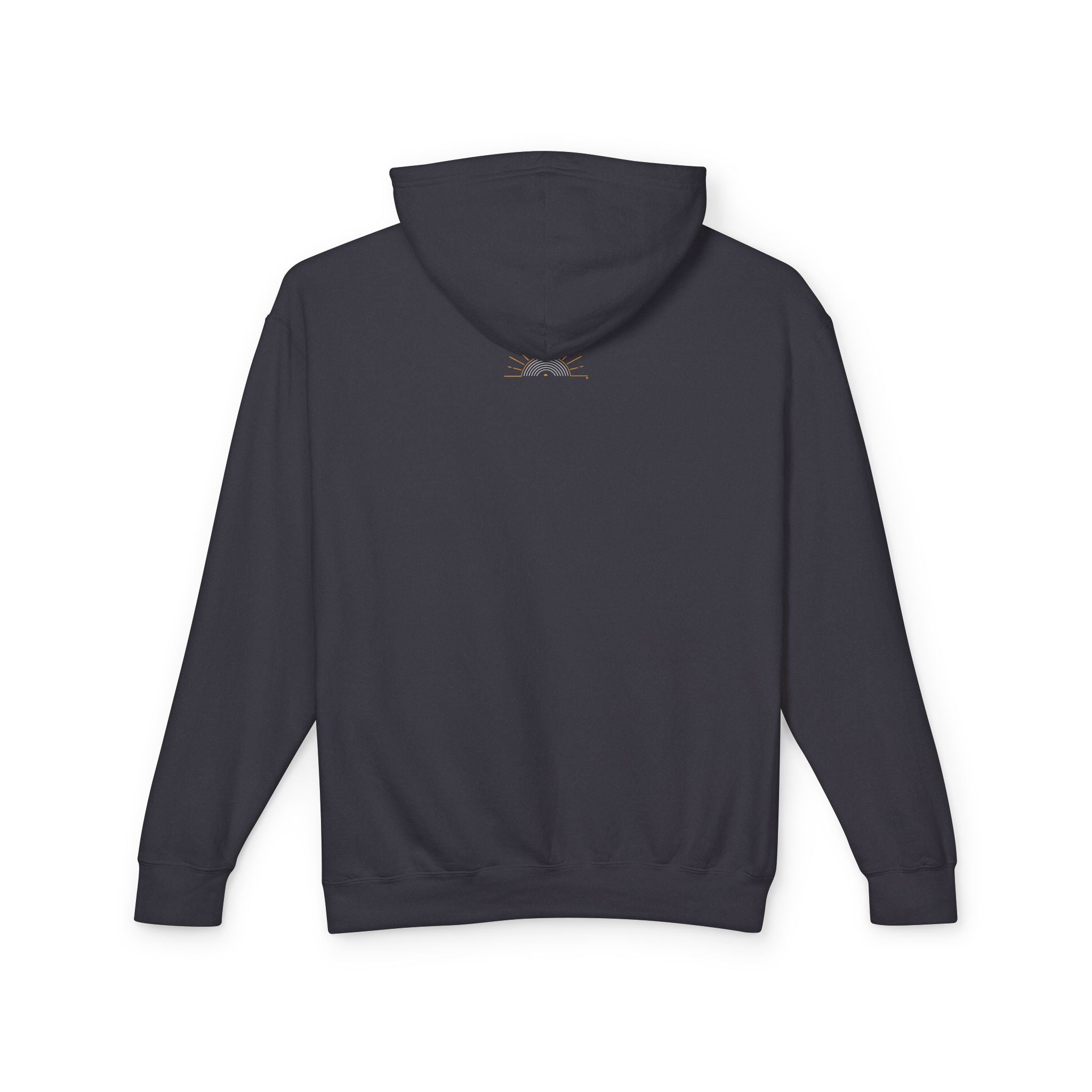 Turn It Up And Let It Go Hoodie — Retro Sunrise Graphic Hooded Sweatshirt