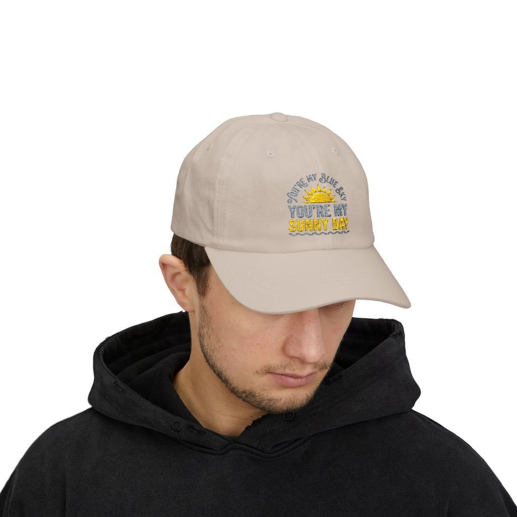 Blue Sky Sunny Day Dad Cap