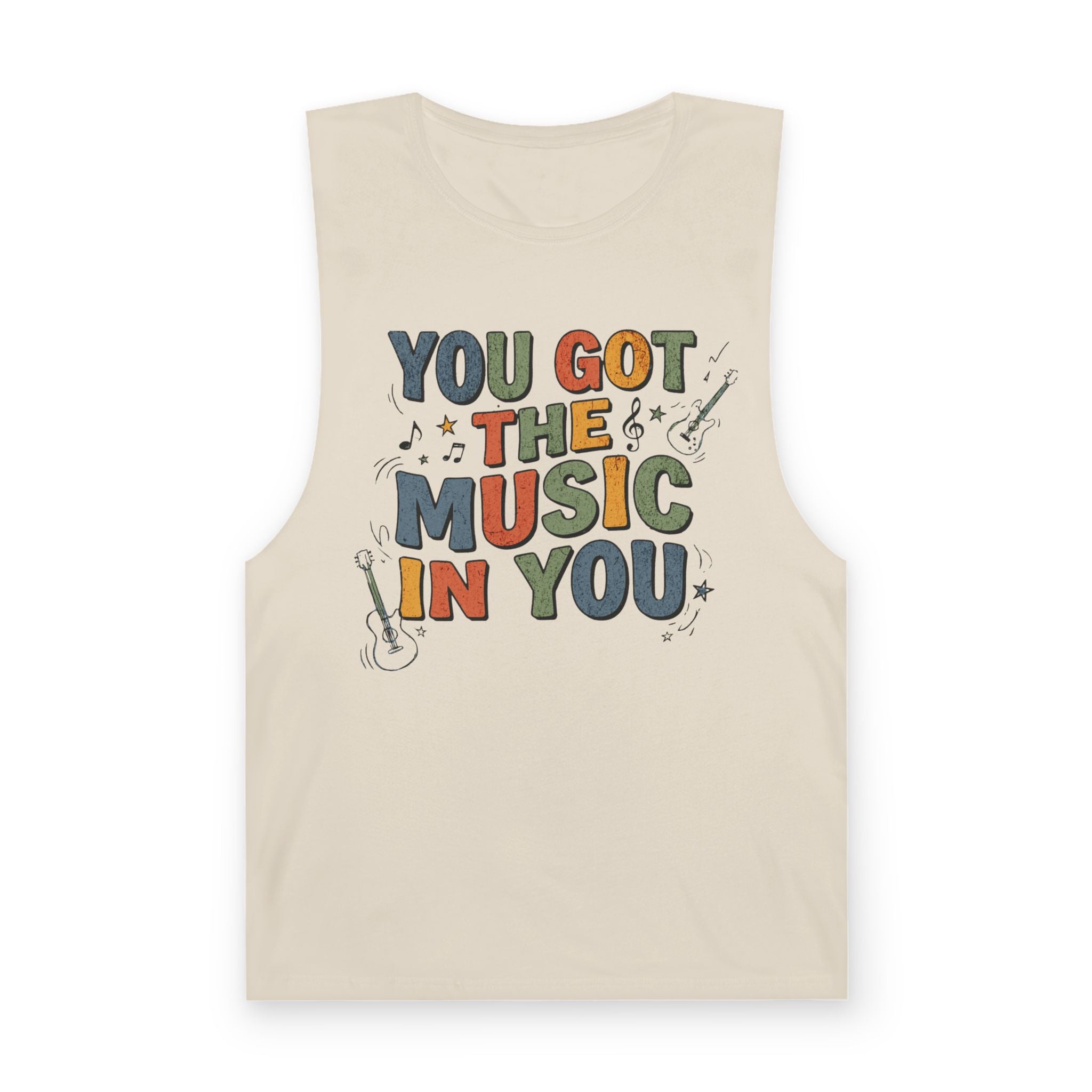 Music Tank Top — "You Got the Music in You" Graphic Workout Tee