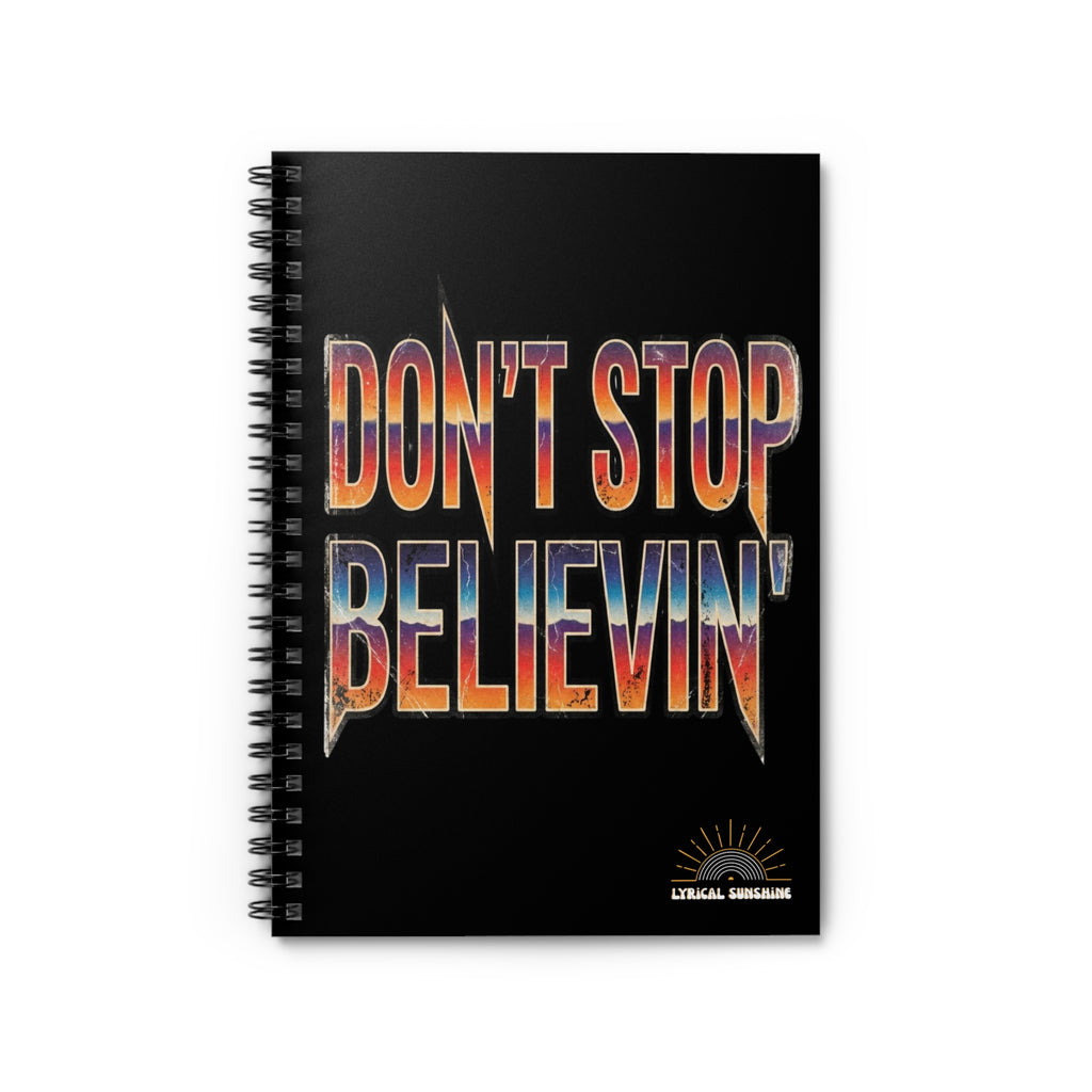 Don't Stop Believin' Journal