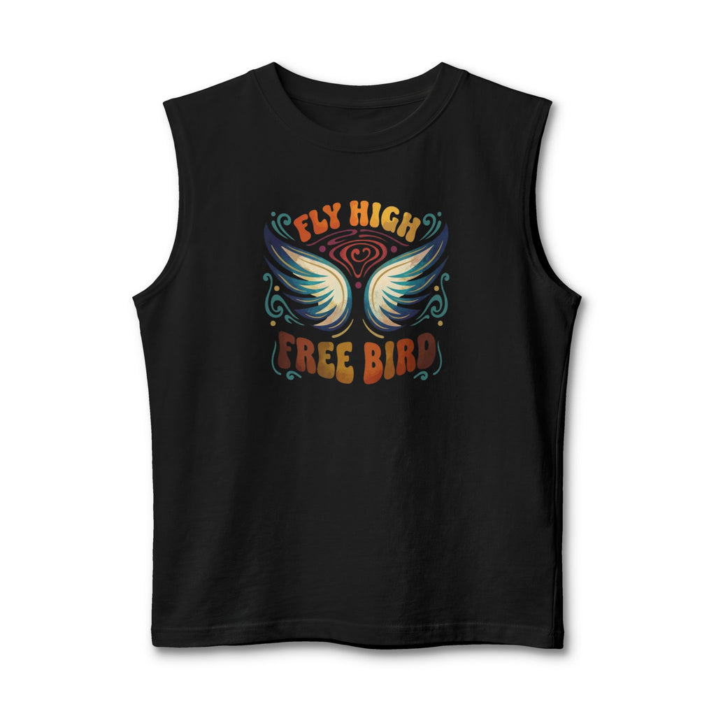 Fly High Free Bird Muscle Tank