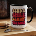 Send a Smile 15oz Accent Mug