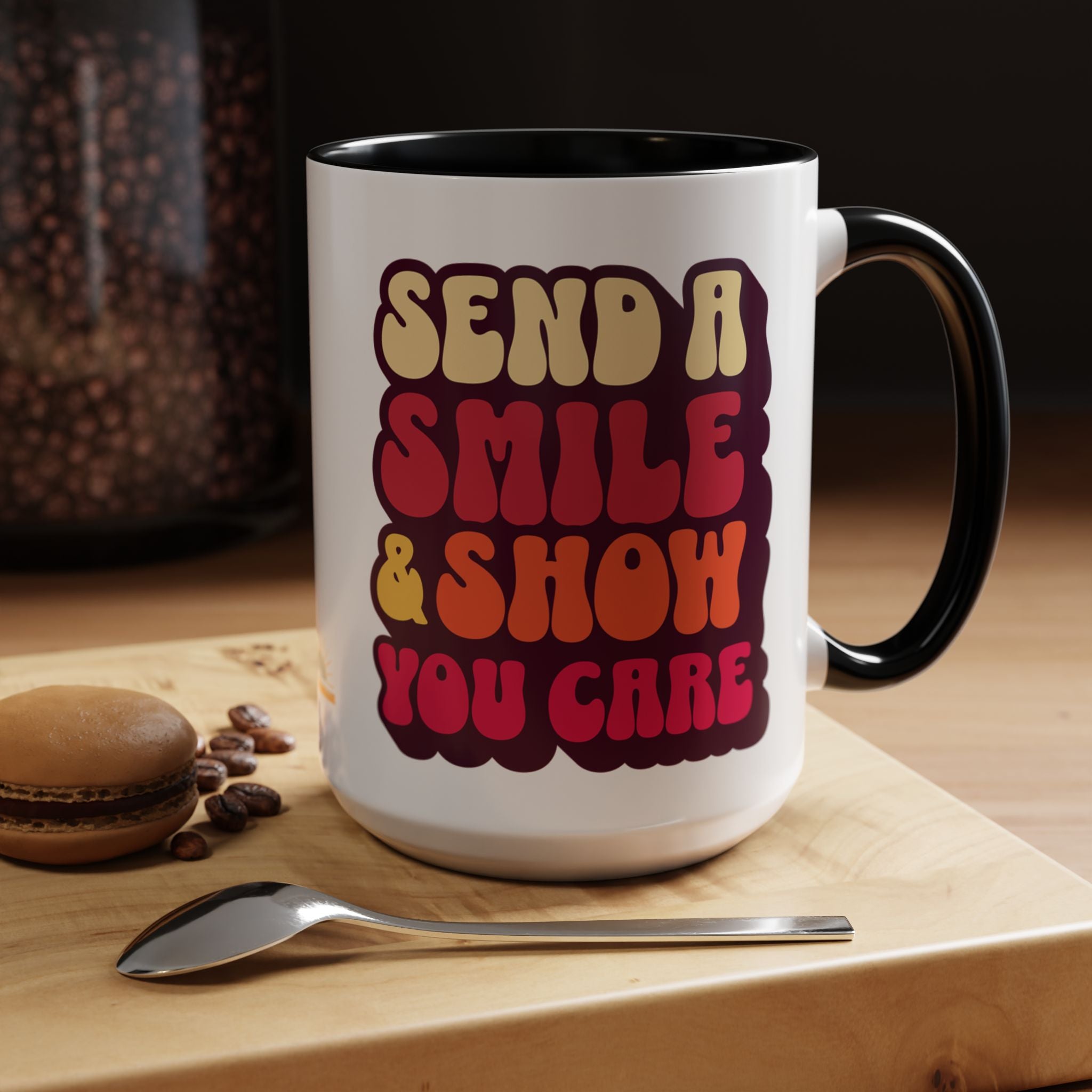 Send a Smile 15oz Accent Mug