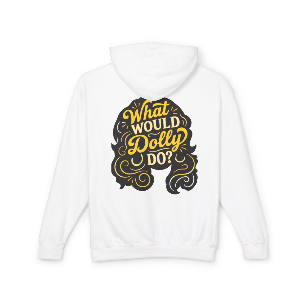 What Would Dolly Do Retro Lightweight Hooded Sweatshirt