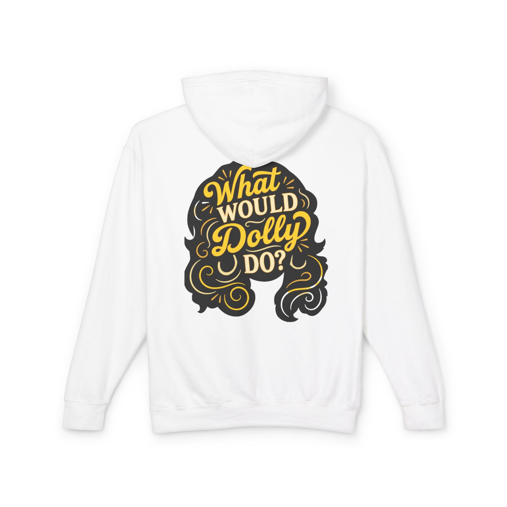 What Would Dolly Do Retro Lightweight Hooded Sweatshirt