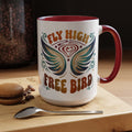 Fly High Free Bird 15oz Accent Mug