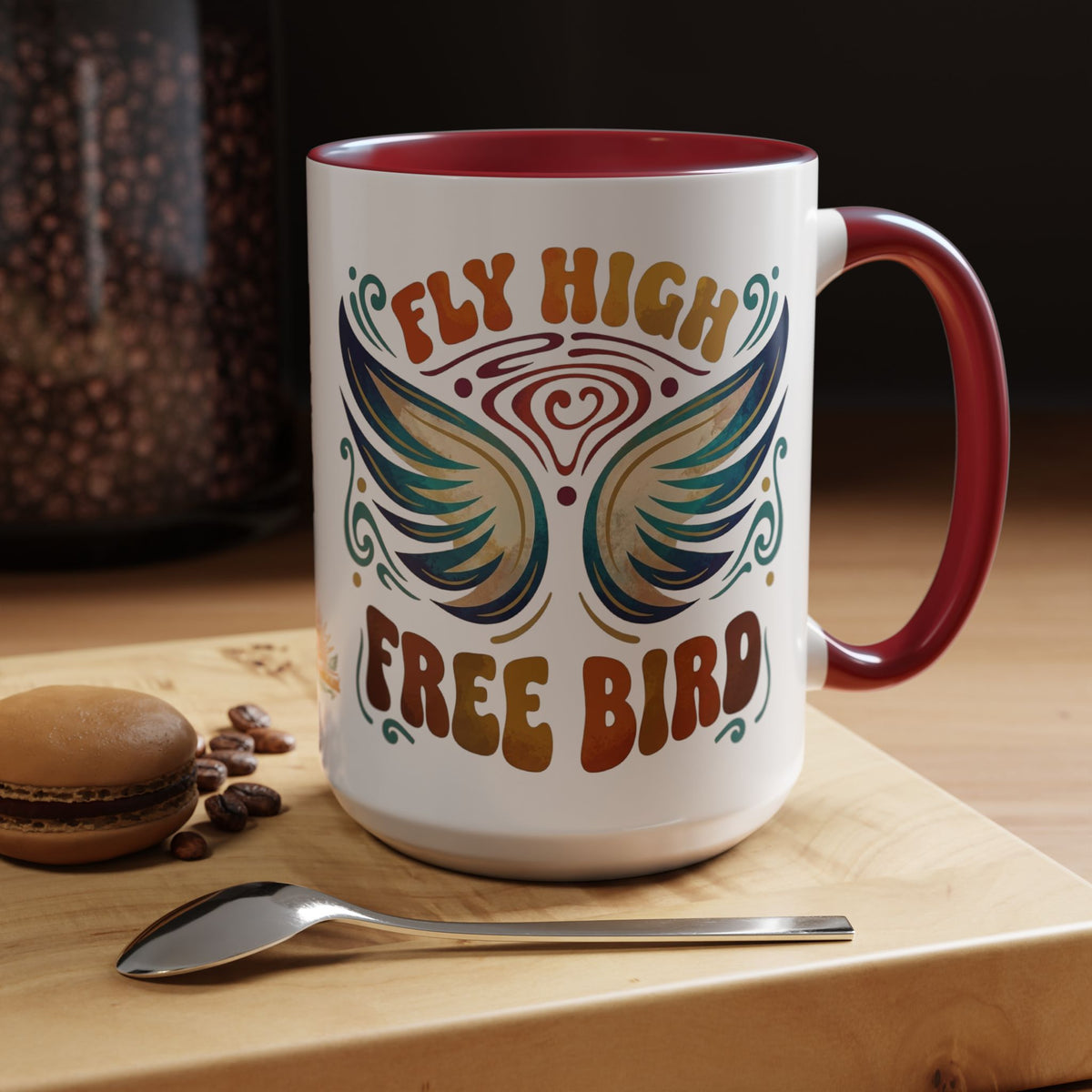 Fly High Free Bird 15oz Accent Mug