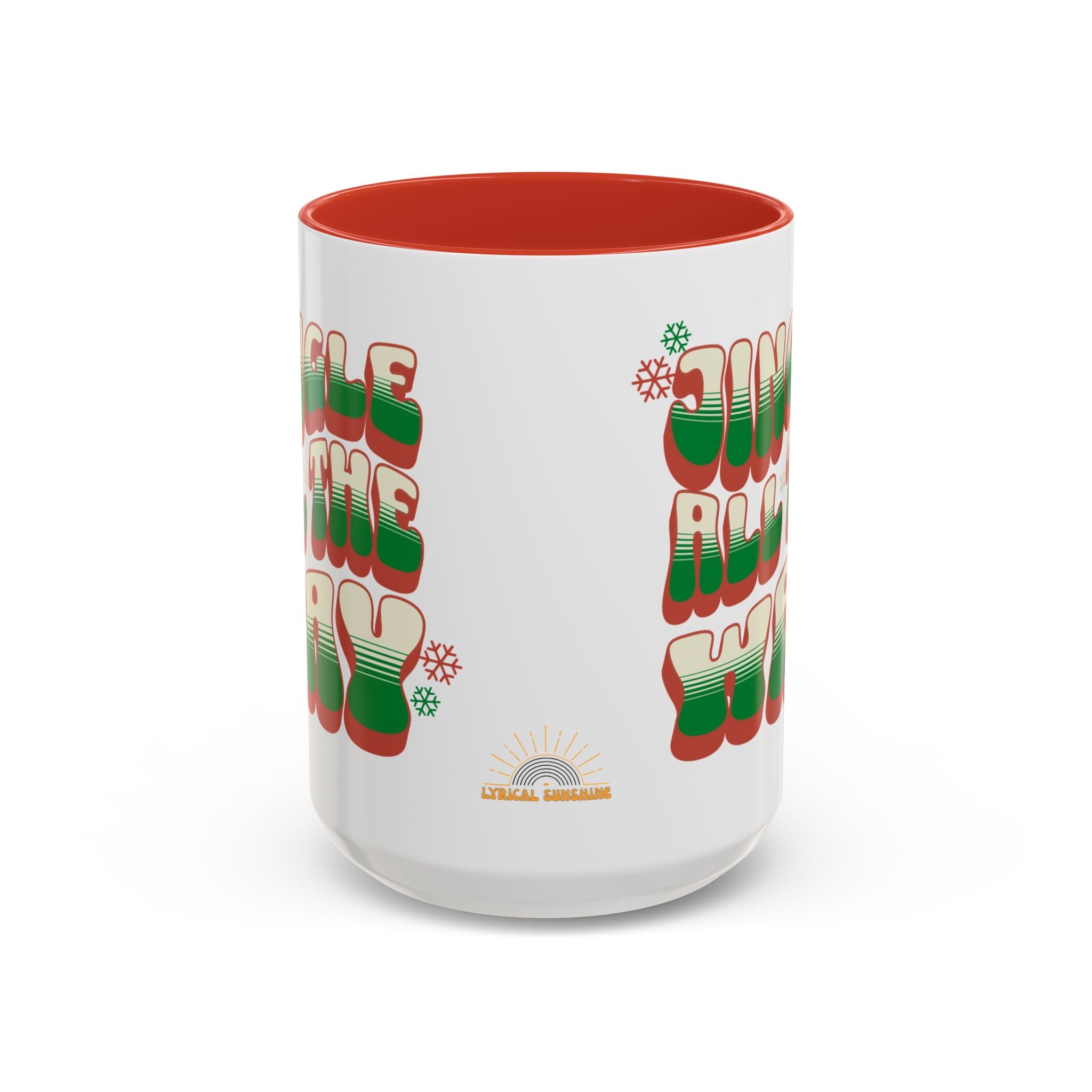 Jingle All the Way 15oz Accent Mug