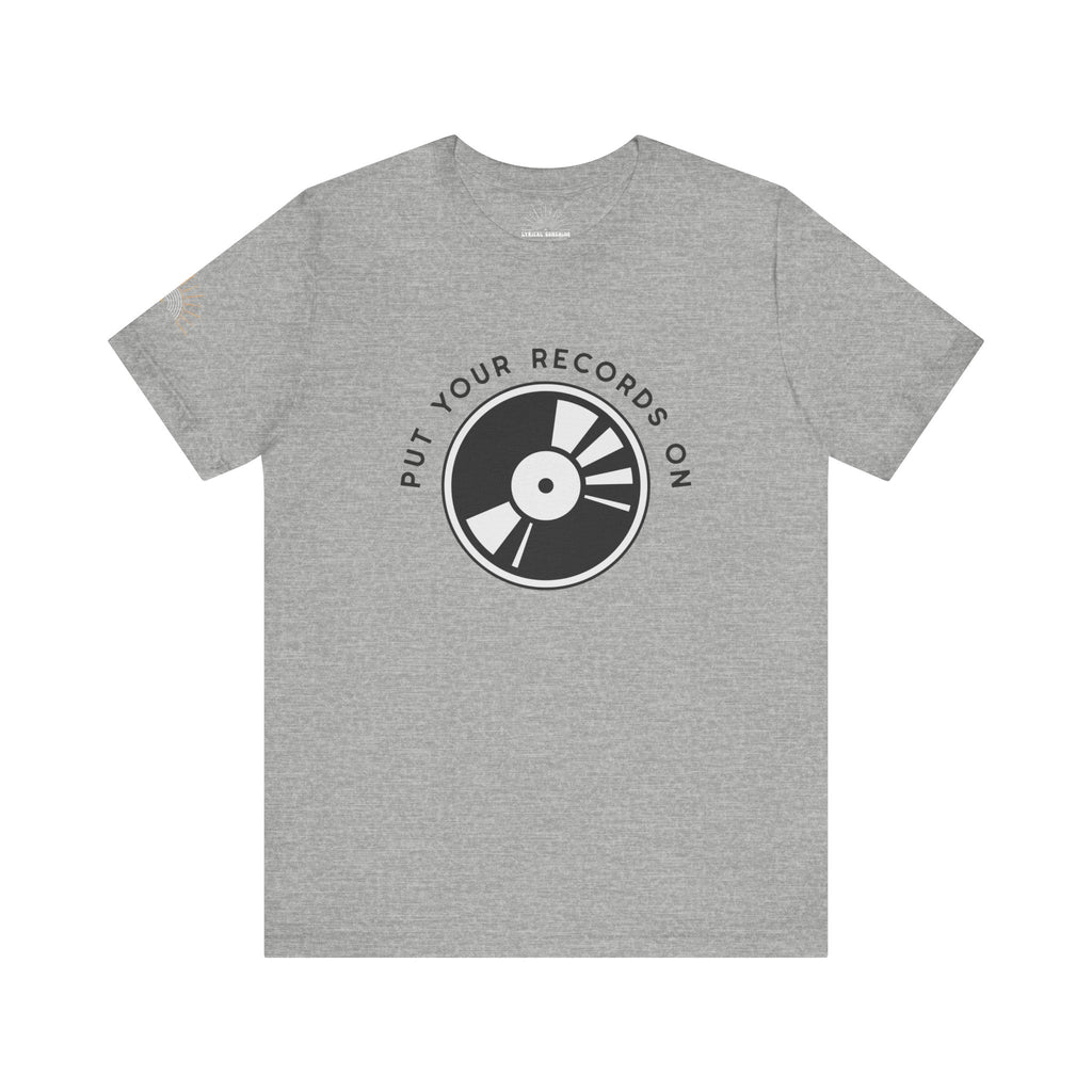 Put Your Records On Retro Unisex Tee