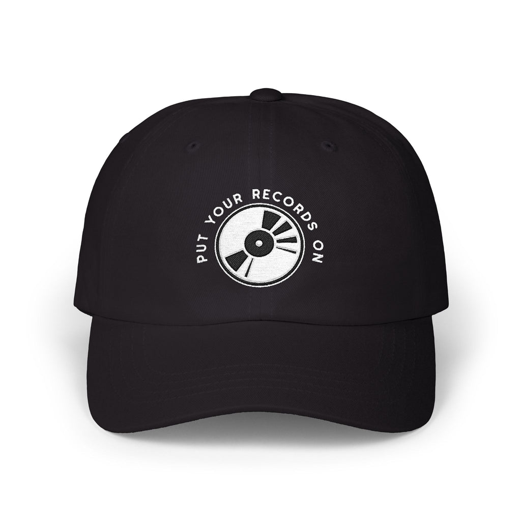 Put Your Records On Retro Graphic Dad Cap