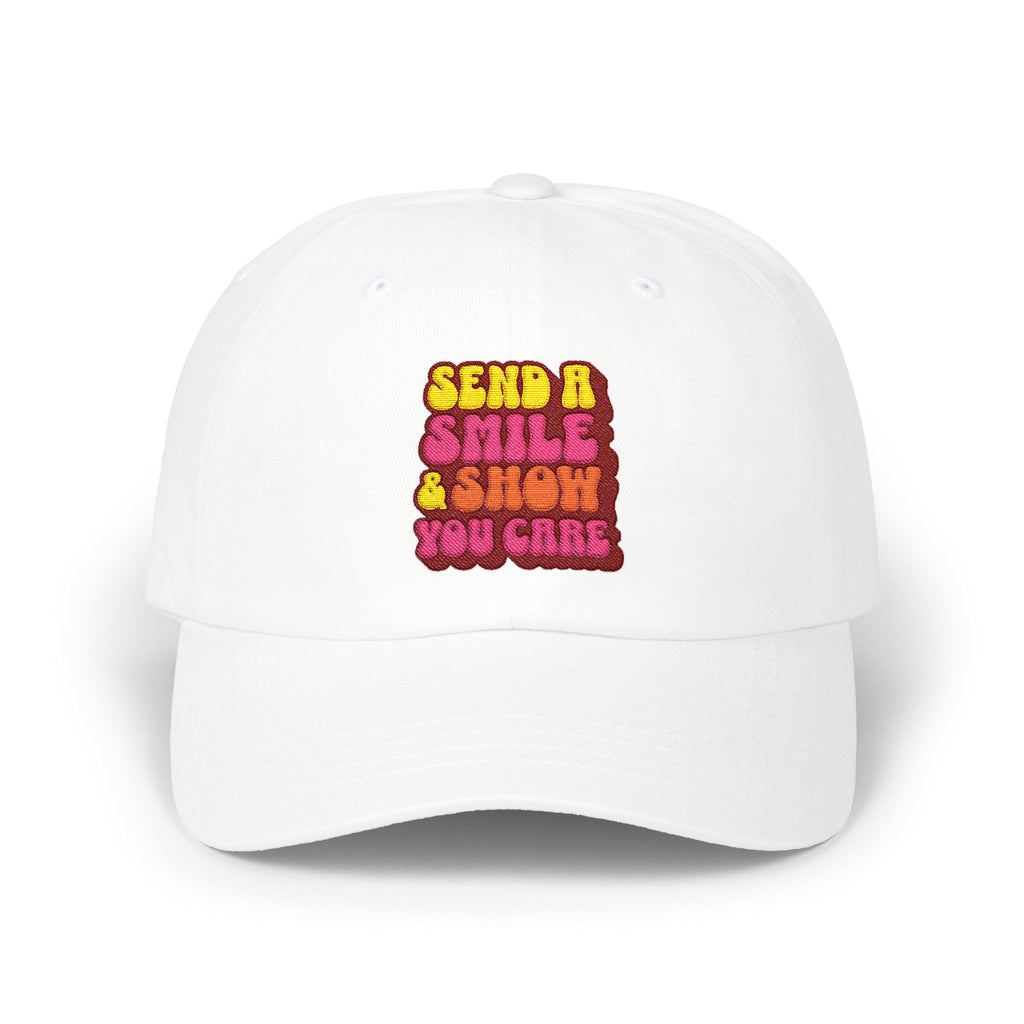 Send a Smile and Show You Care Retro Dad Cap