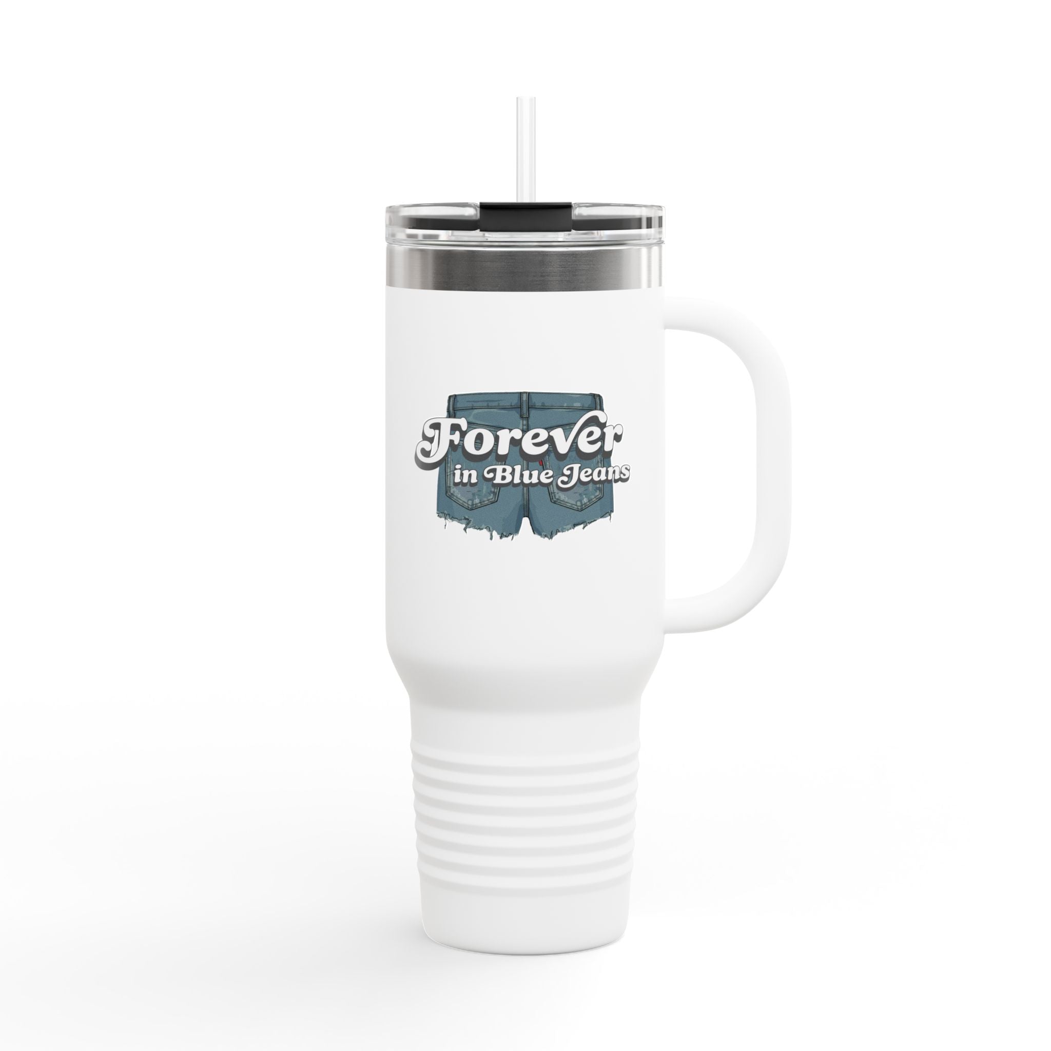 Forever in Blue Jeans 40oz Insulated Travel Mug