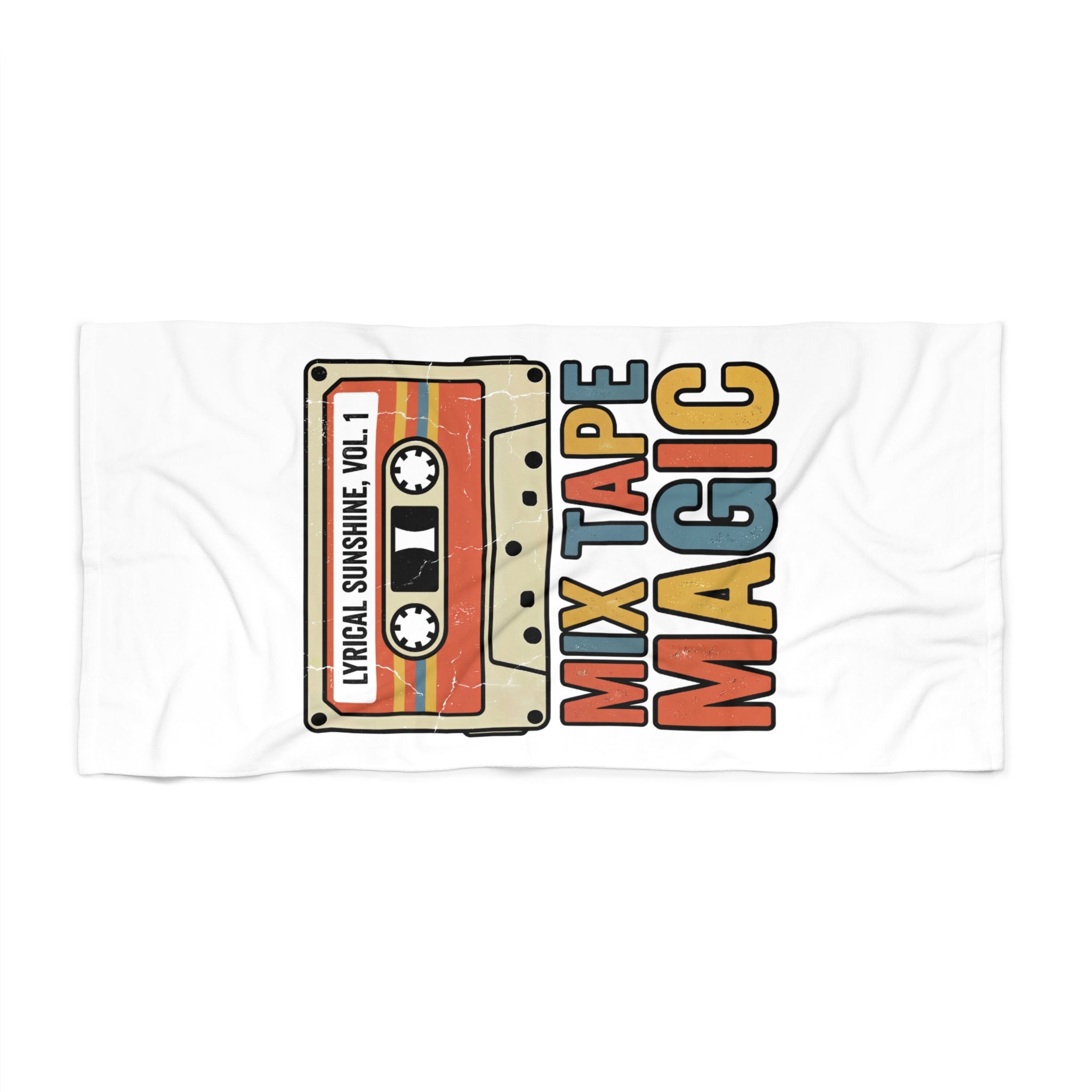 Beach Towel — Mix Tape Magic Cassette Design (Tropical Sunshine Vol. 1)