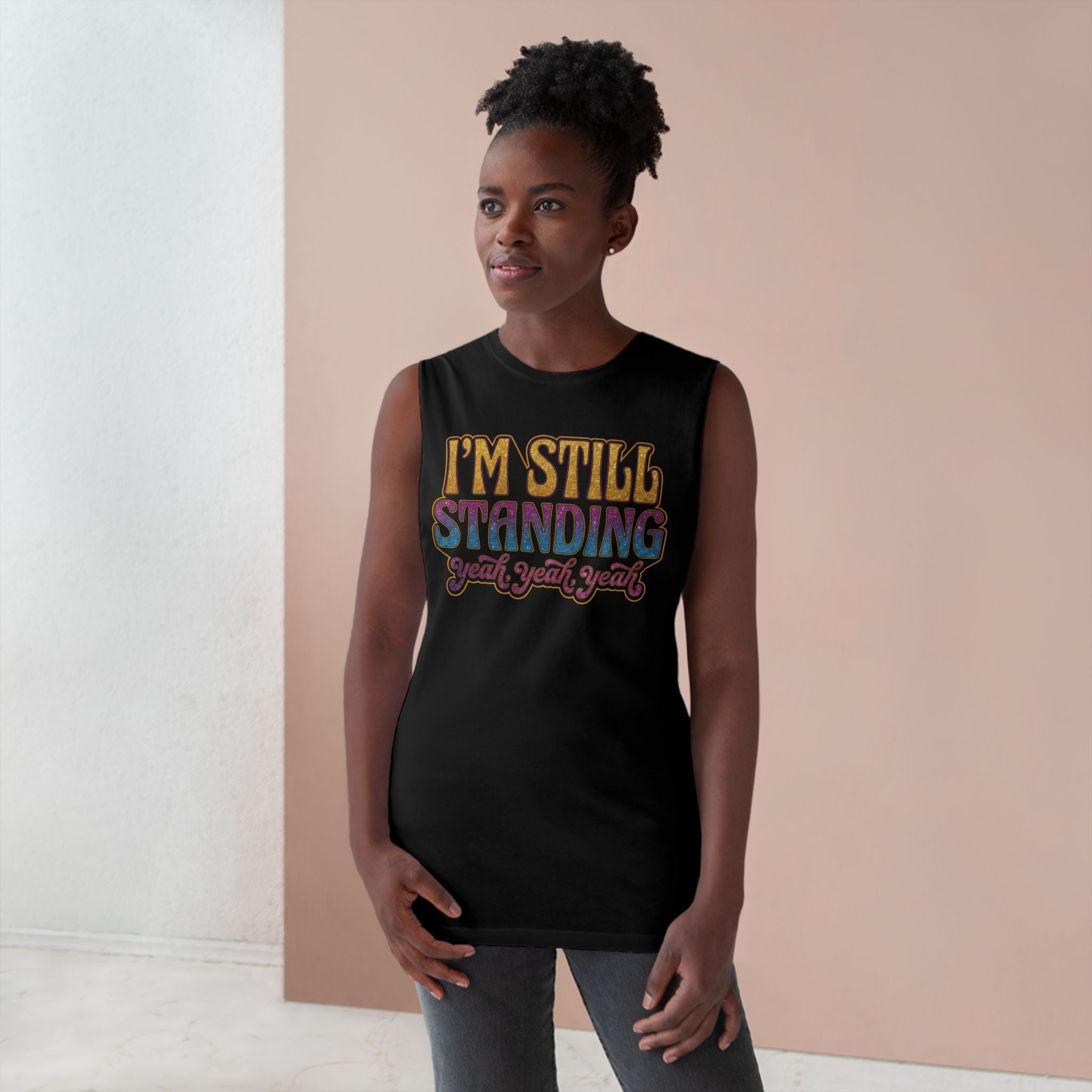 I'm Still Standing Retro Graphic Tank Top