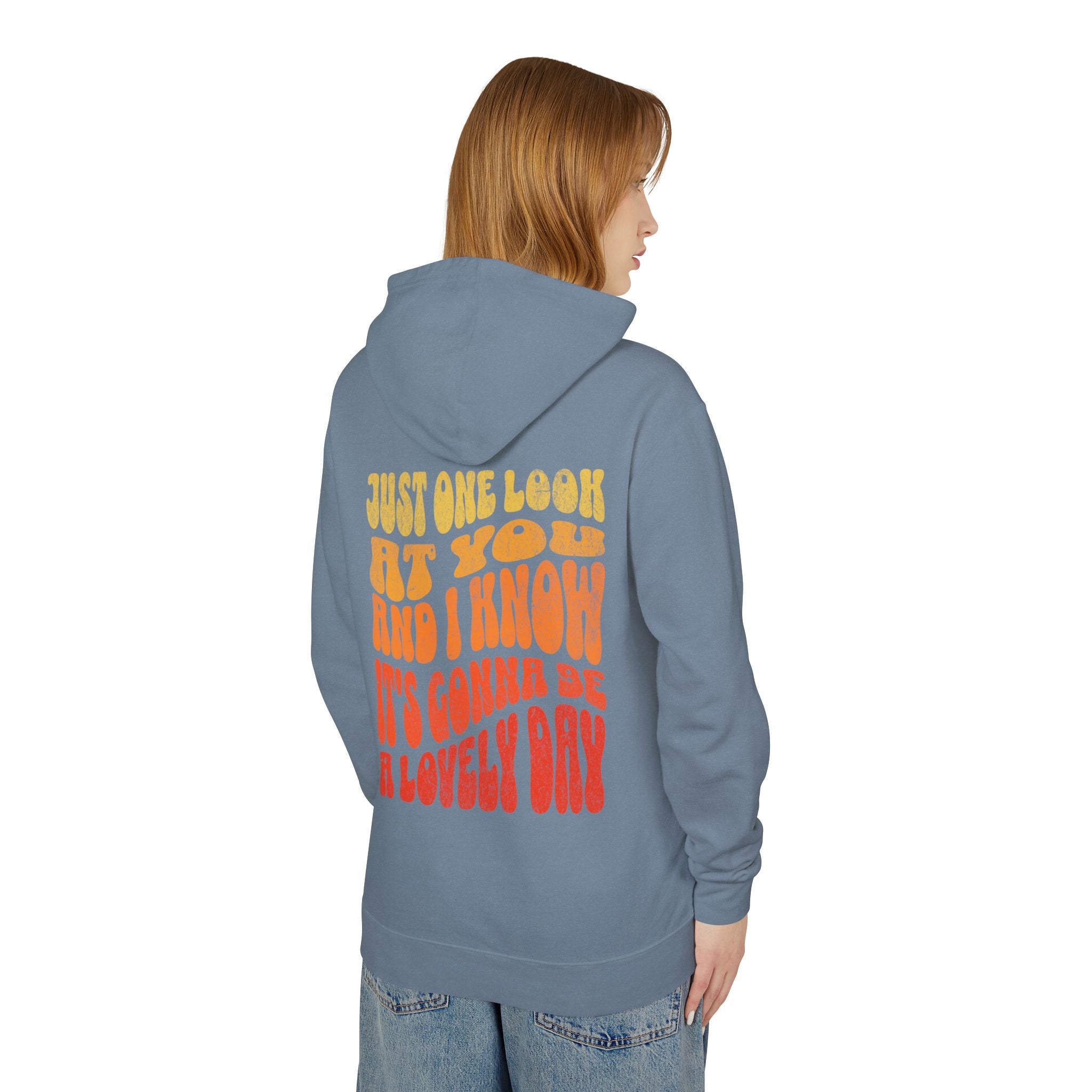 Lovely Day Lightweight Hooded Sweatshirt