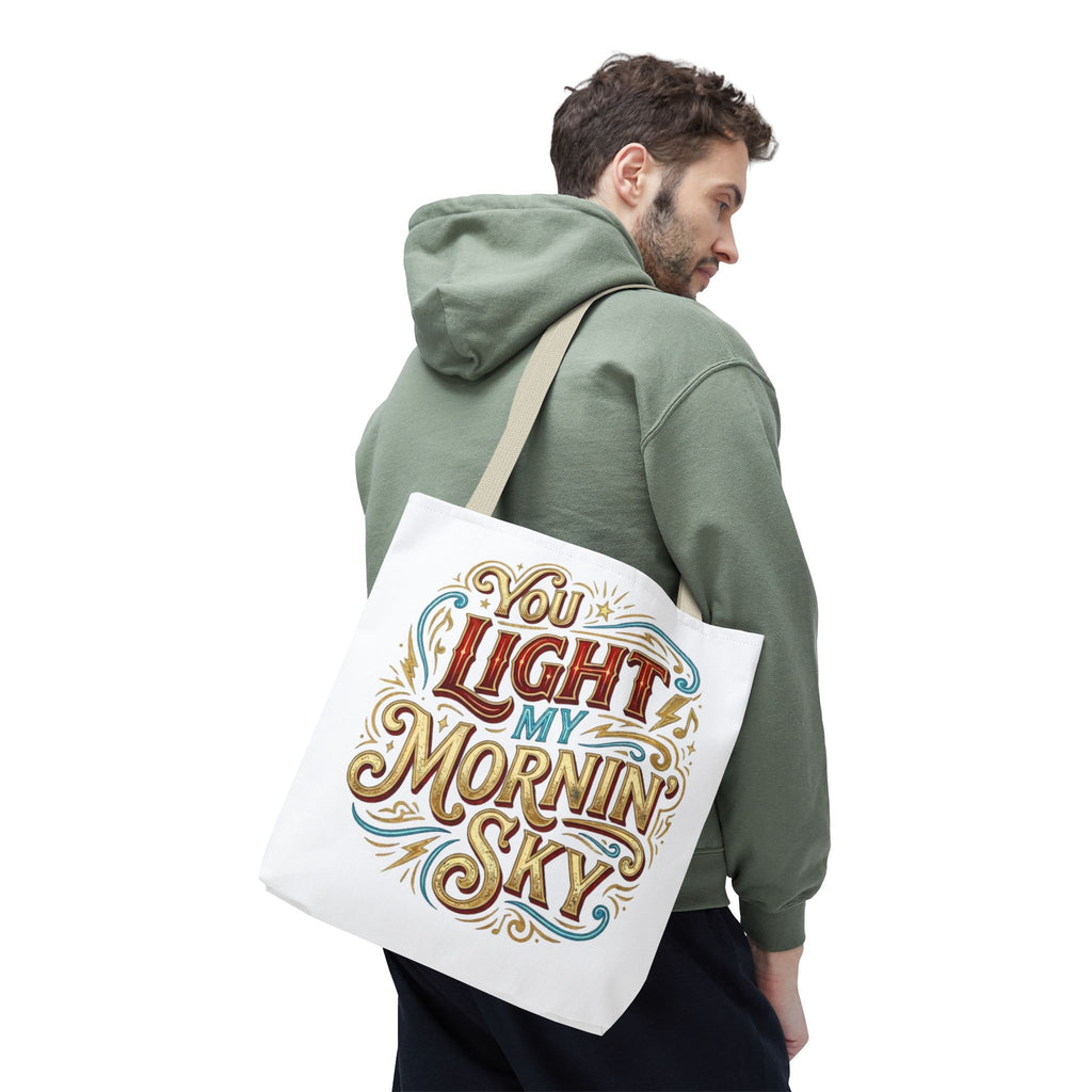 You Light My Mornin' Sky Tote Bag