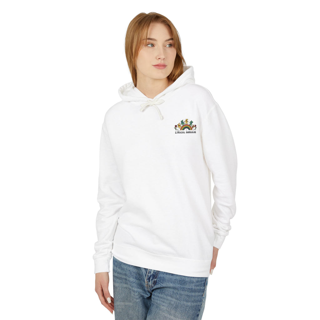 Let There Be Songs Hoodie — Retro Floral Music Quote Hooded Sweatshirt