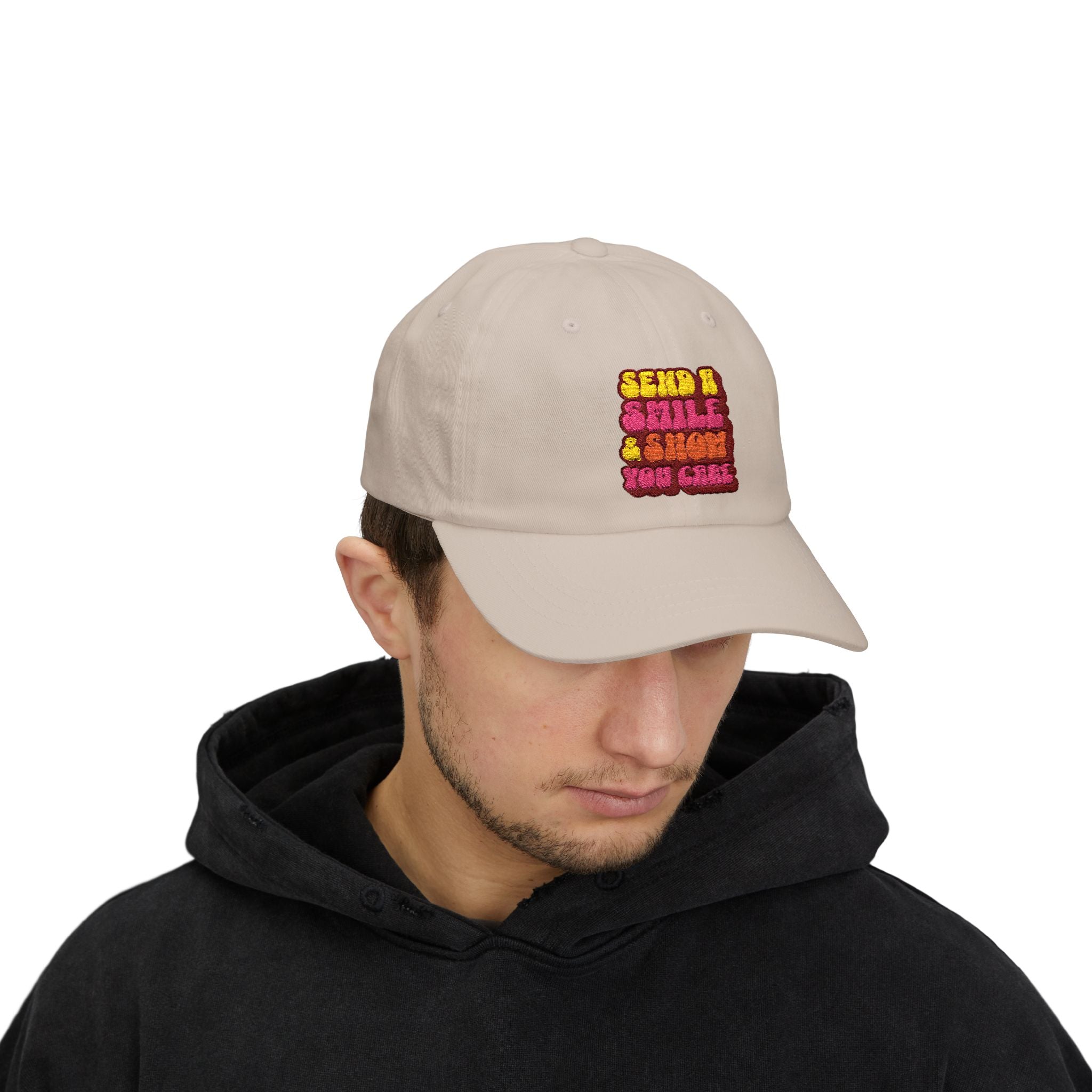 Send a Smile and Show You Care Retro Dad Cap