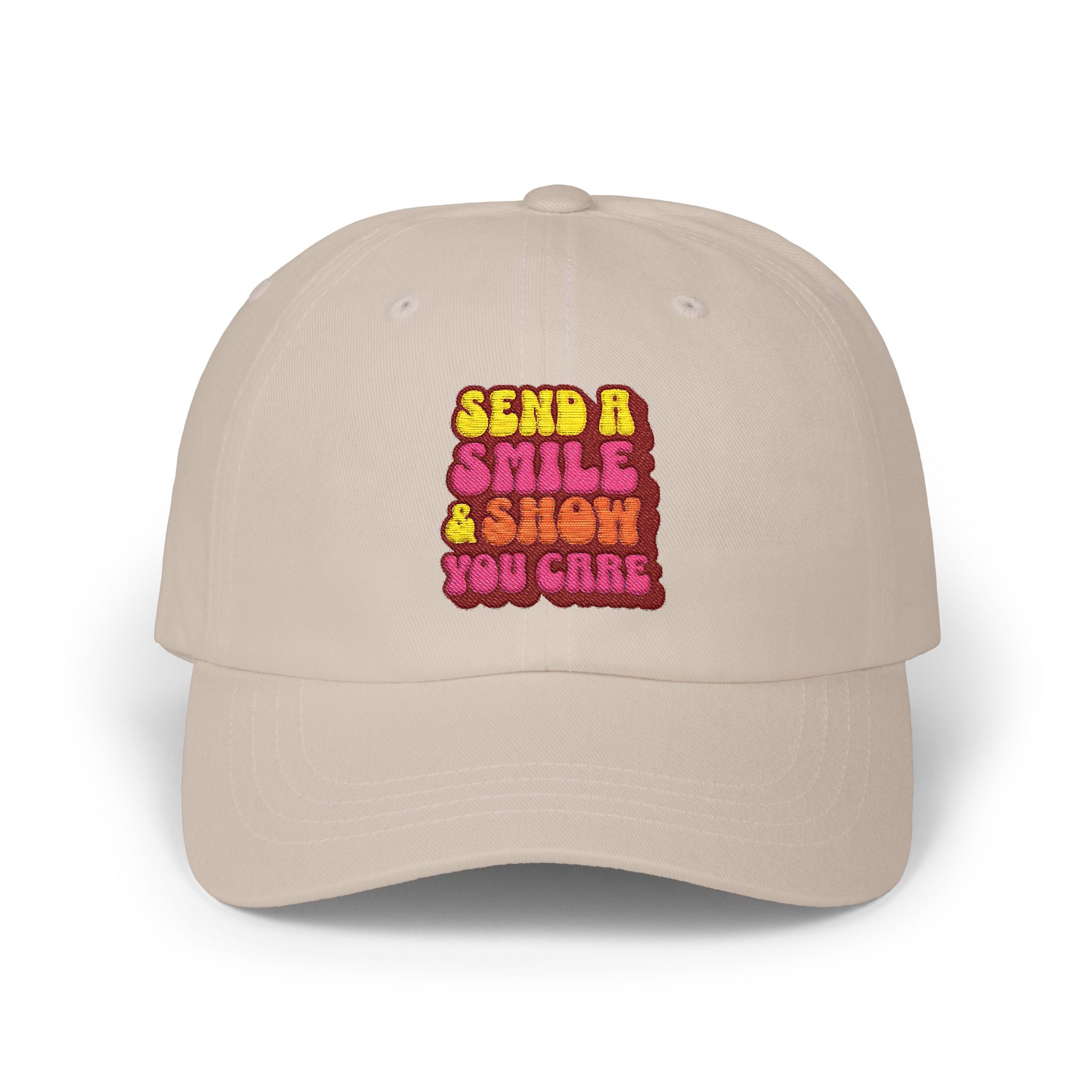 Send a Smile and Show You Care Retro Dad Cap