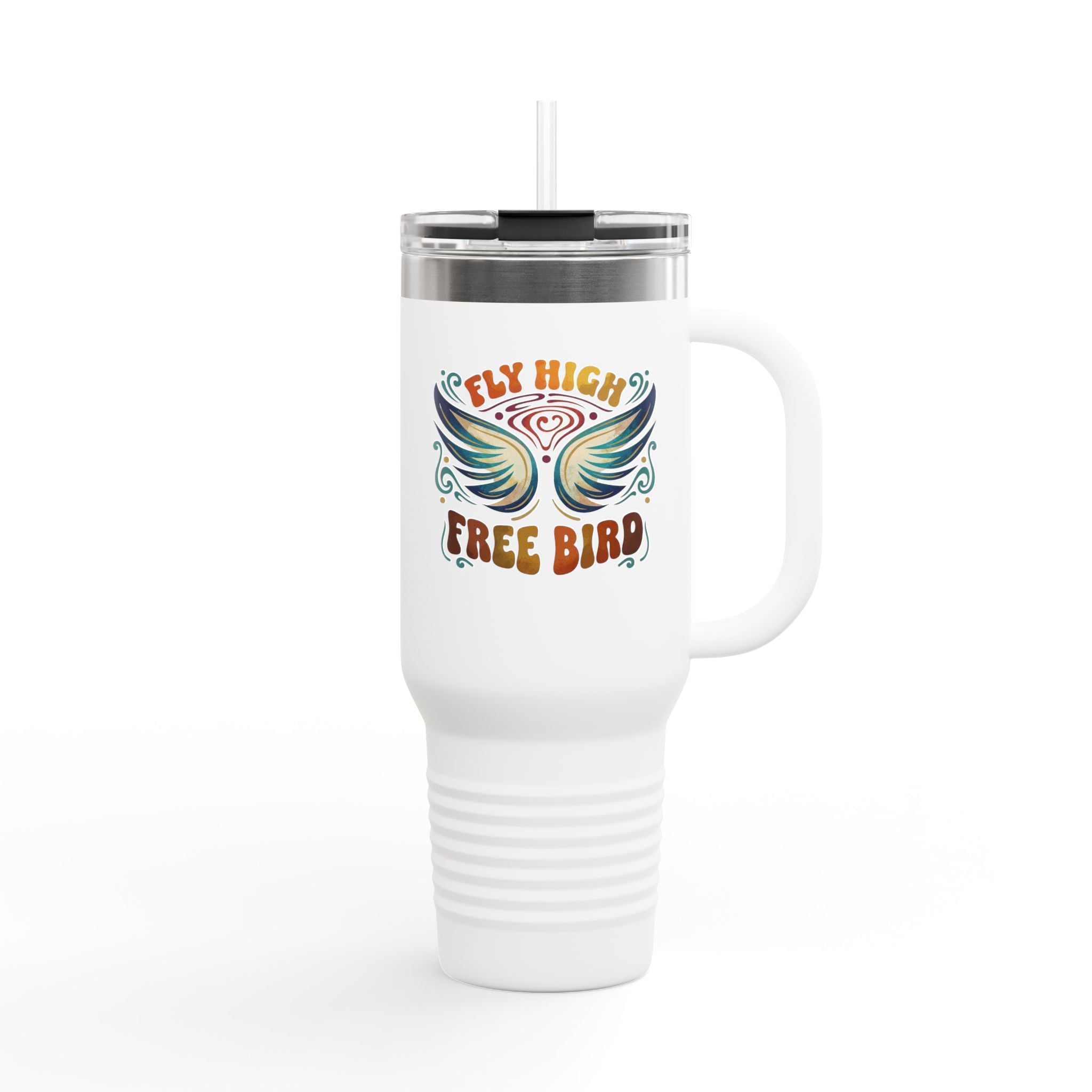 Fly High Free Bird 40oz Insulated Travel Mug